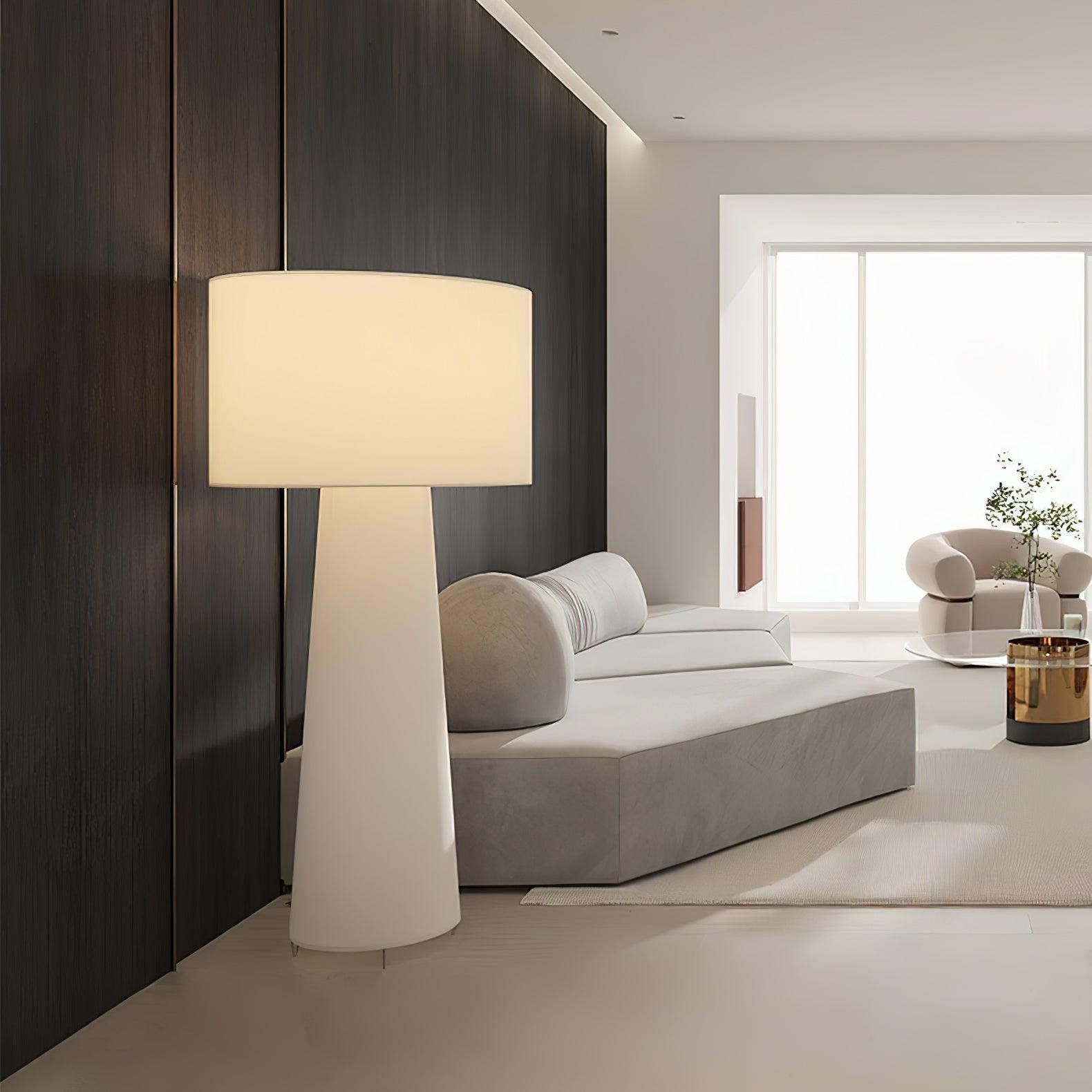 Column Fabric Floor Lamp Suitable For Living Room M561