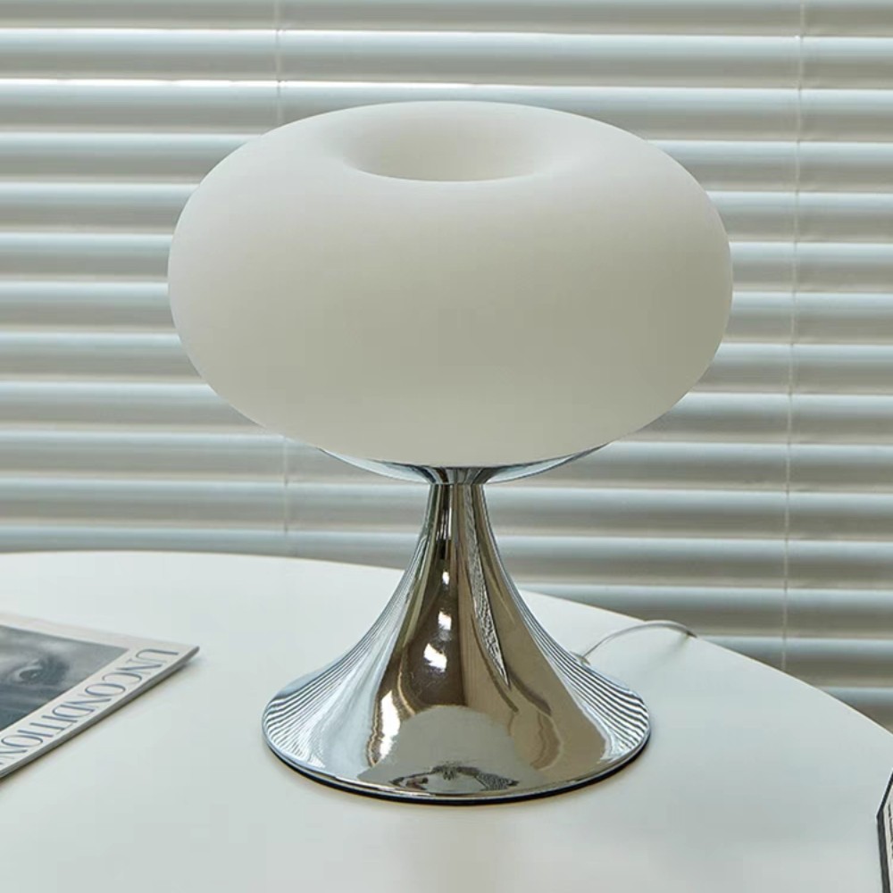 Lollora Bauhaus Apple Glass Table Lamp — Modern Desk & Bedside S171