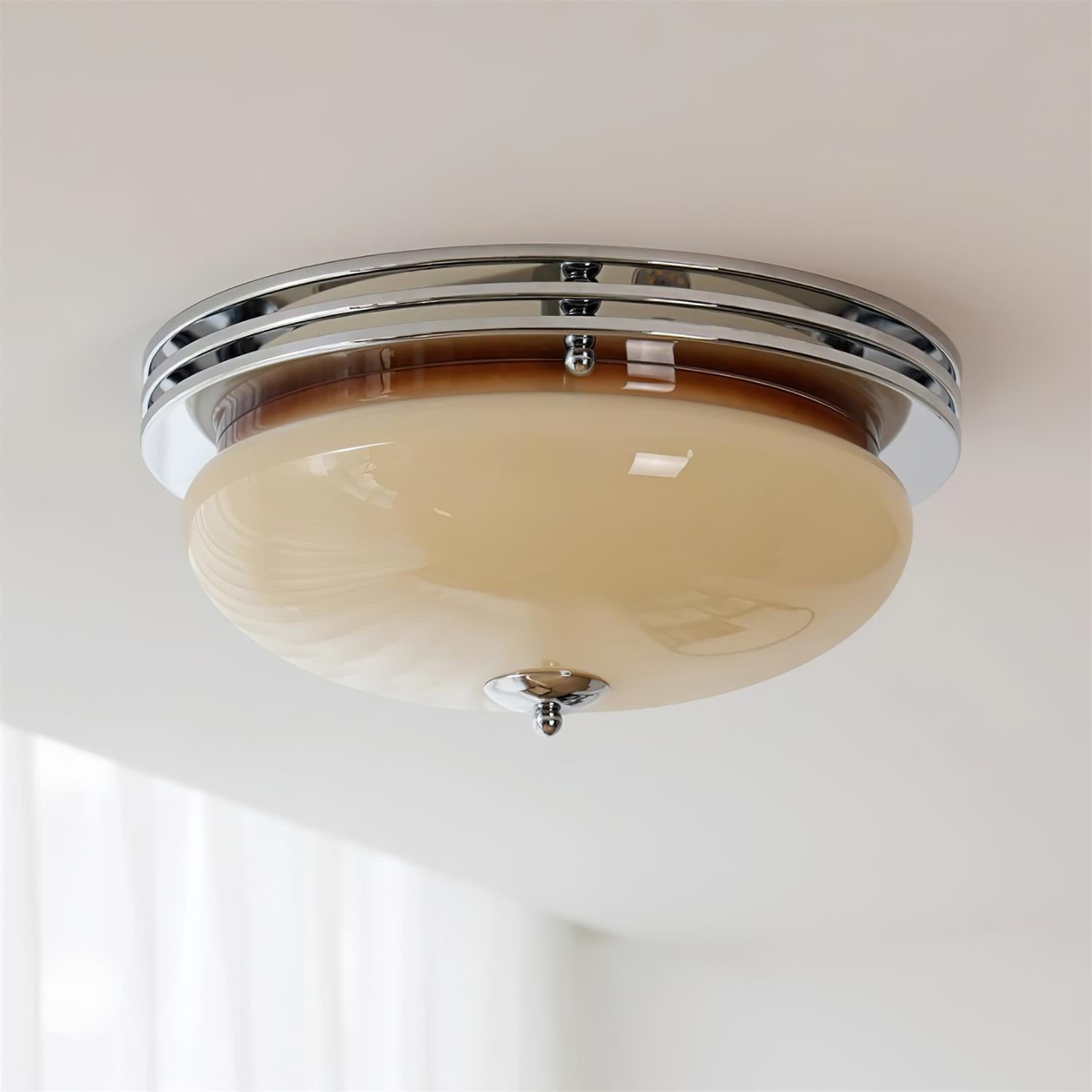 Bauhaus Egg Tart Ceiling Light P034