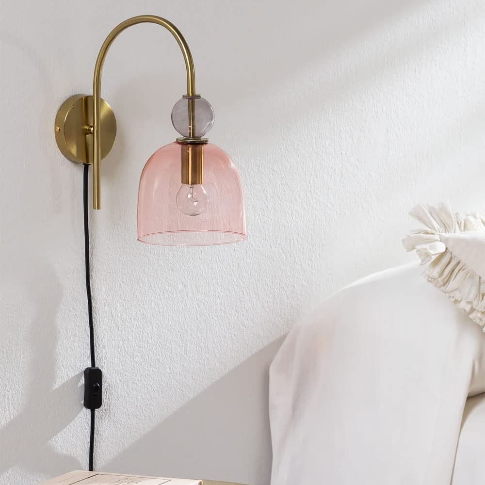 Contemporary Glass Lamp – Soft Glow for Modern Interiors S243