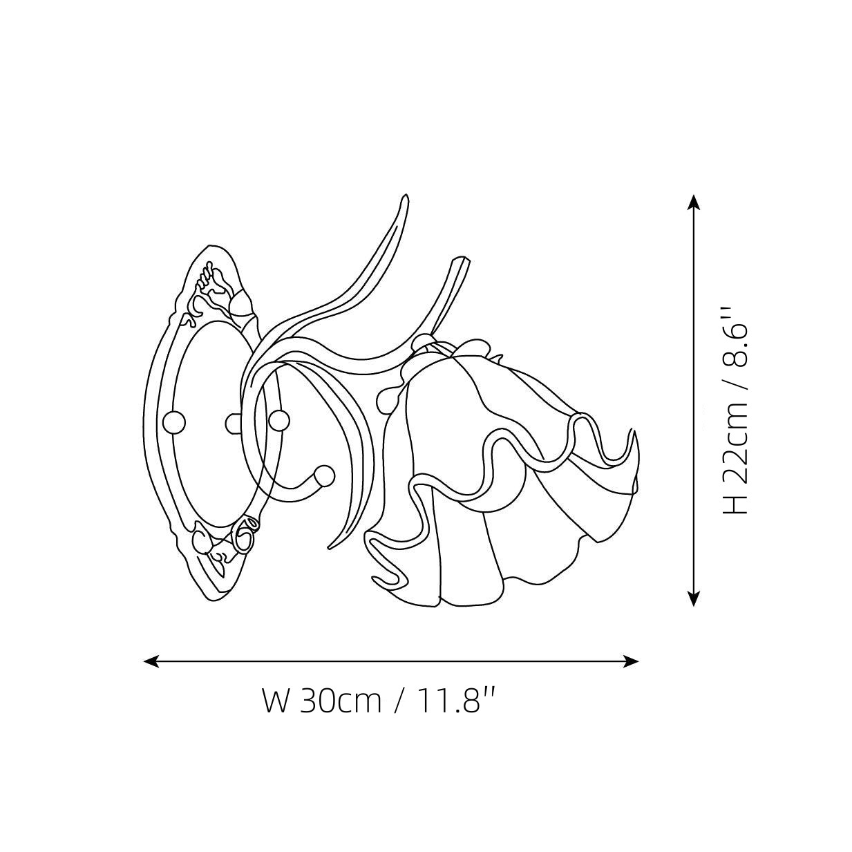 Romantic Flower Wall Lamp P058