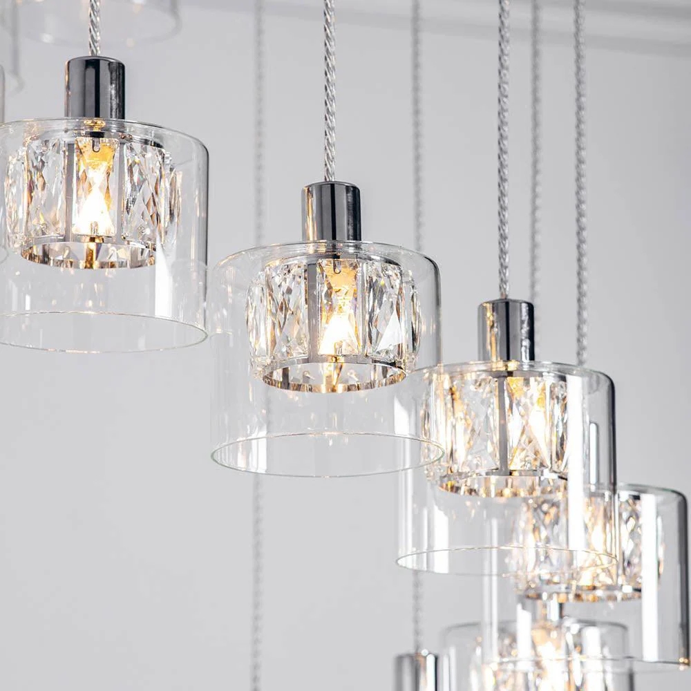 Glomara Sculpted Metal Pendant Lamp - Transitional Sconce Ambient Lighting for Bedrooms and Entryways T989