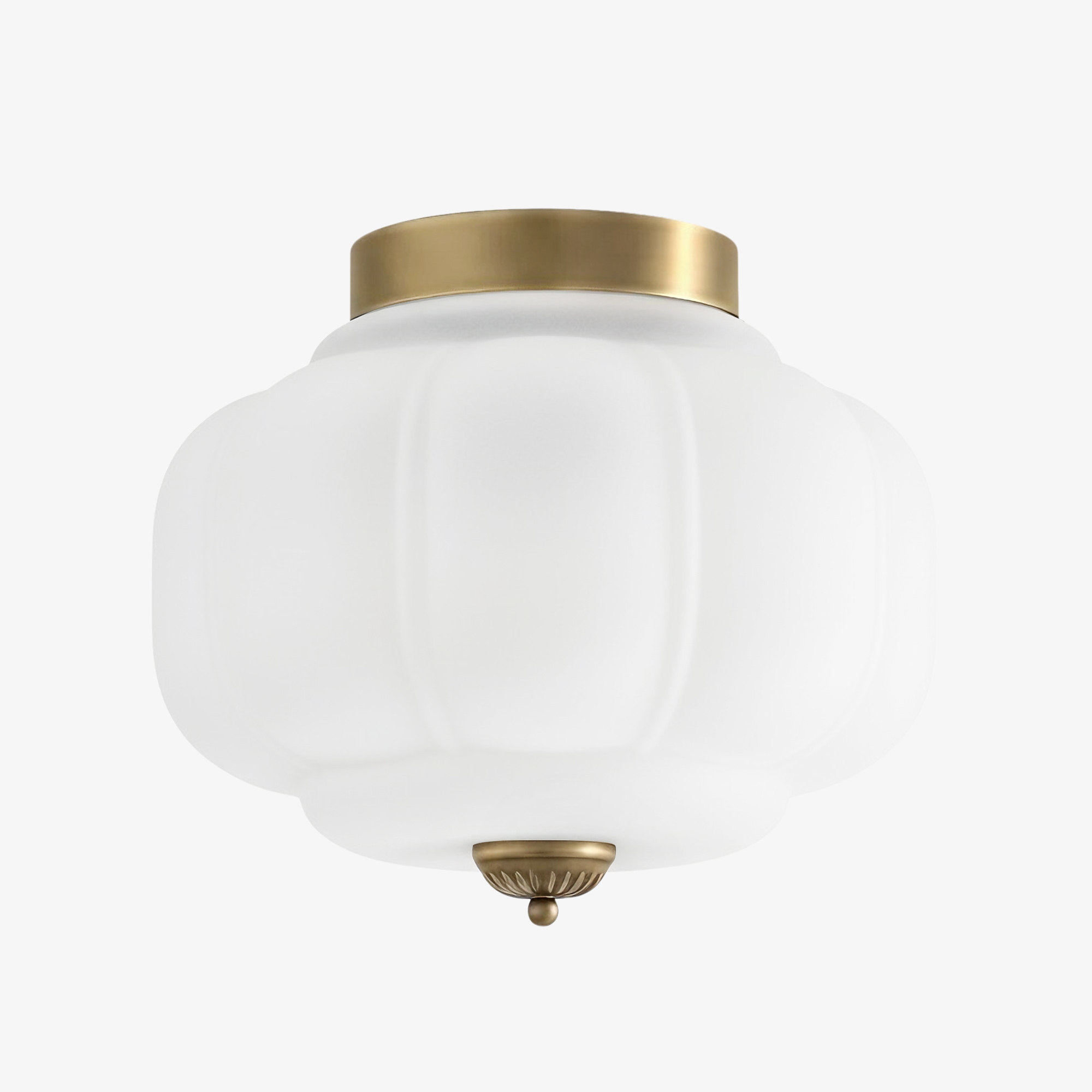 Eloise Ceiling Light - Elegant Retro Brass Ceiling Light for Living Room G55