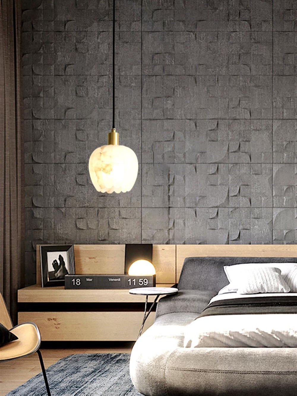 Lilin Alabaster Pendant Light T1648