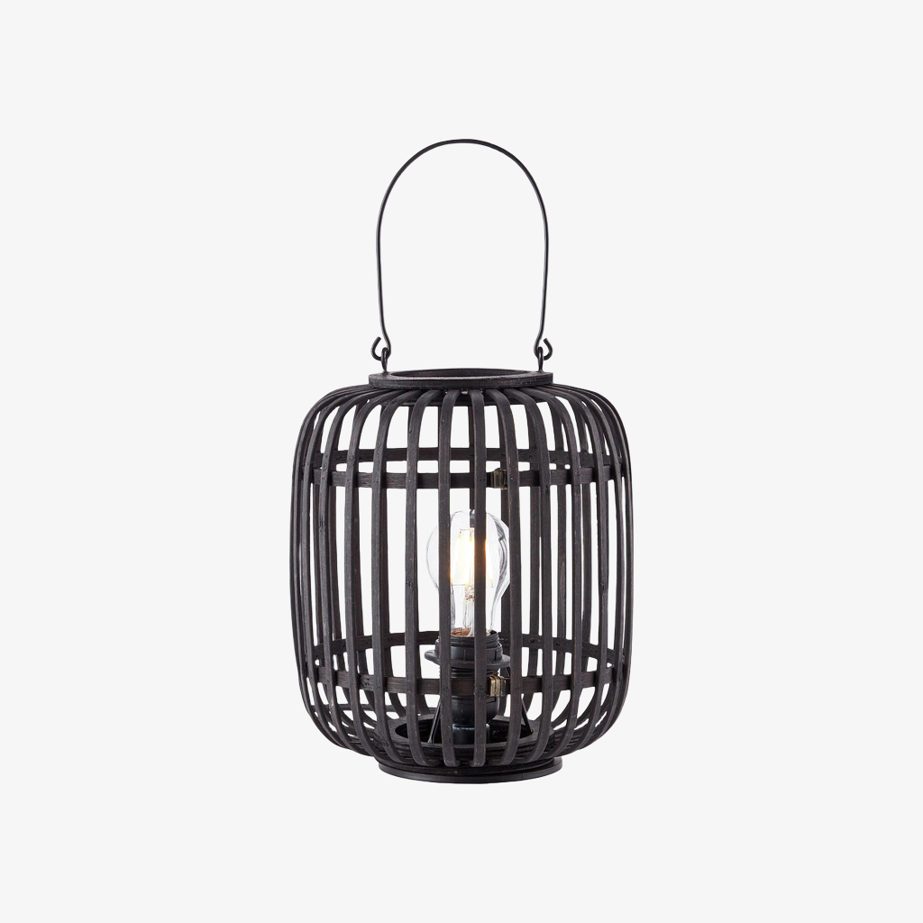 Yumeko Ambient Table Lamp - Open Bamboo Cage Design Stylish and Eco Friendly for Living & Bedroom T988
