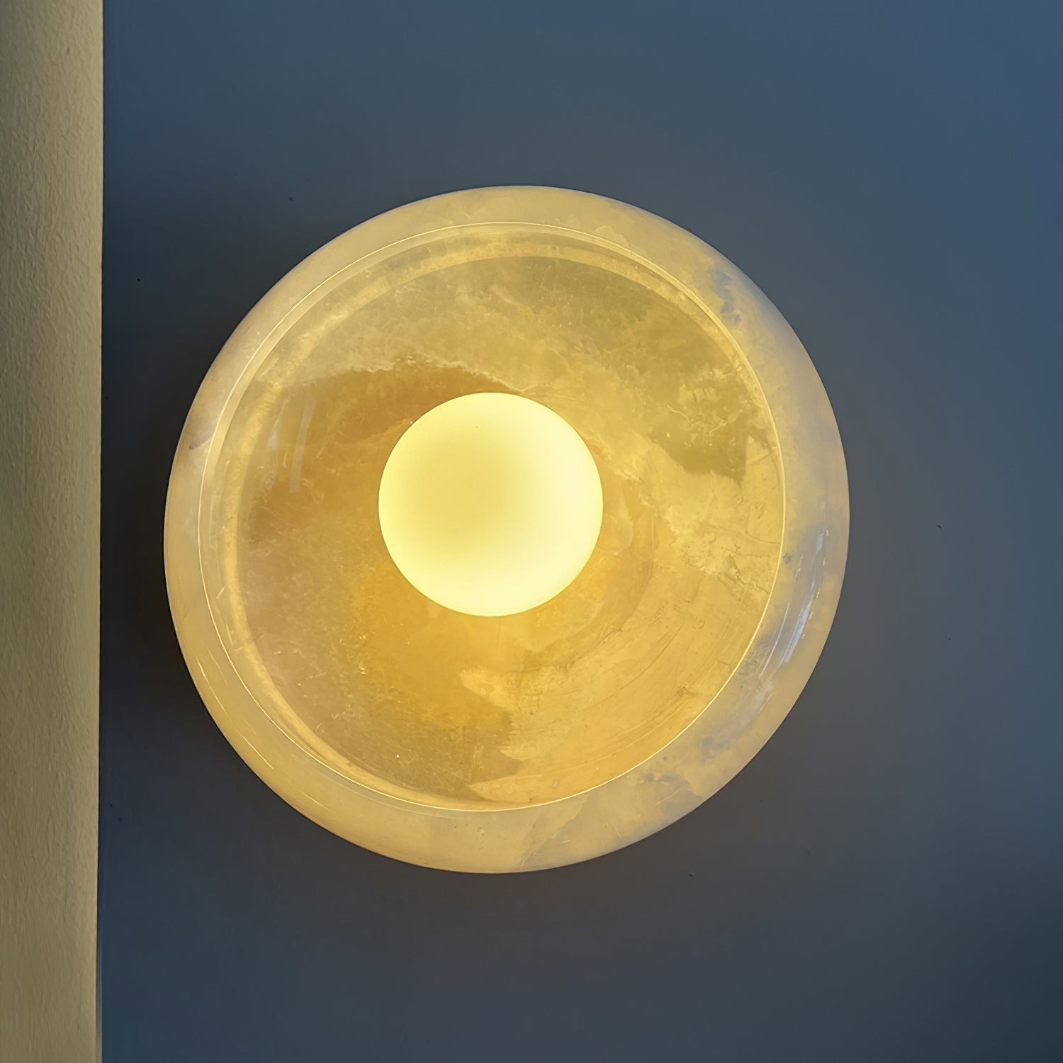 Bowl - Shaped Marble Wall Lamp P064