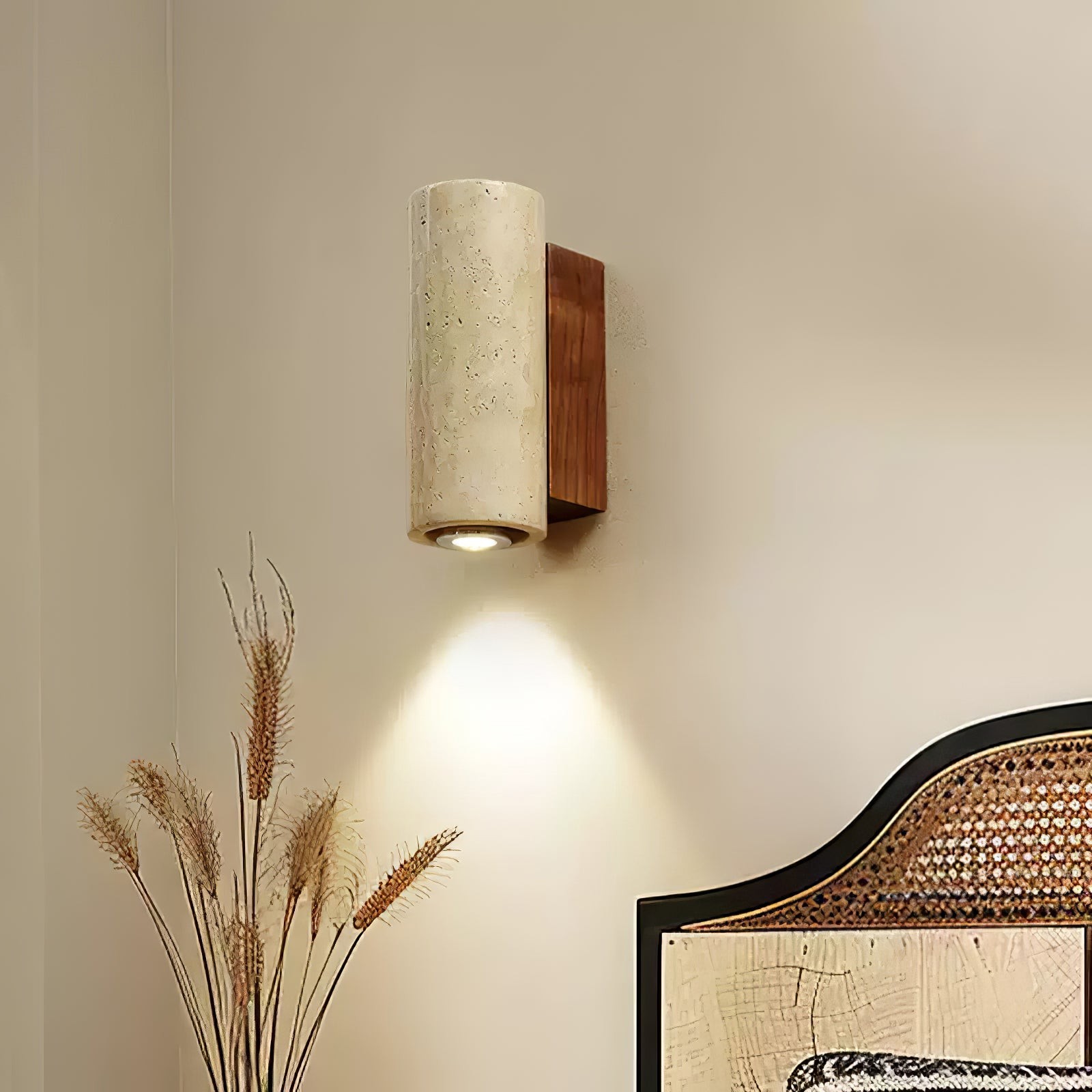 Vintage Marble Travertine Wall Lamp M475