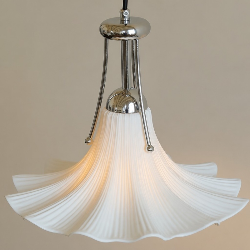 Cazelle Artistic Floral Pendant Lamp - Modern Sculptural Fixture for Living and Dining Areas T2252