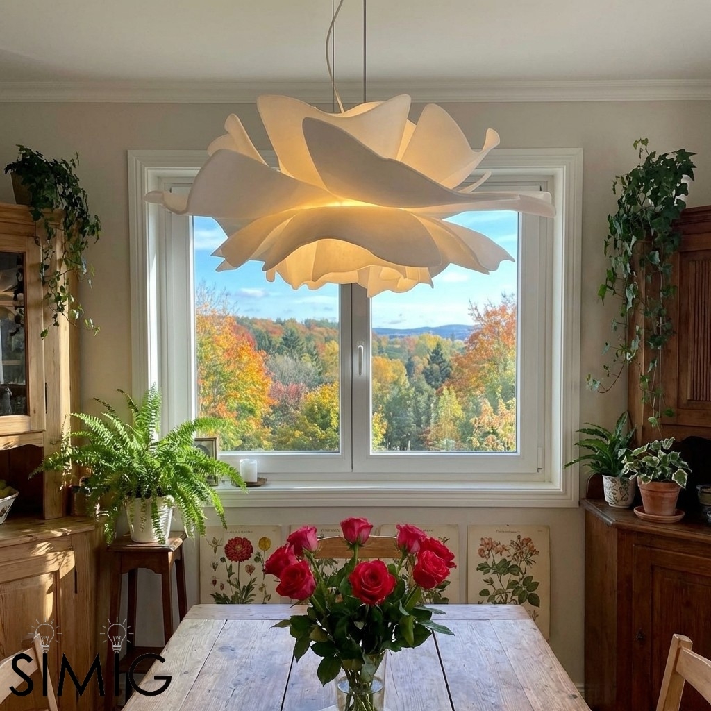 Flower Petal Pendant Light Modern Design - Dining Room Lighting S131