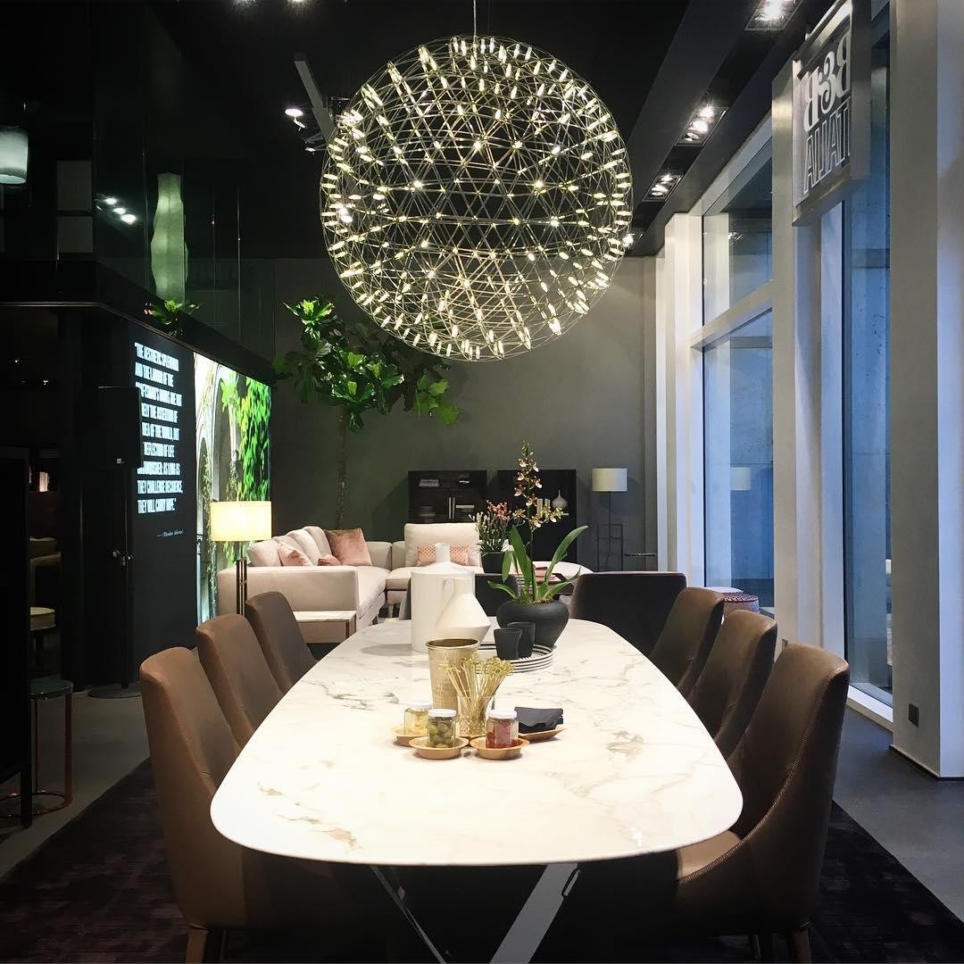 Silver Spark Ball Pendant Light T204