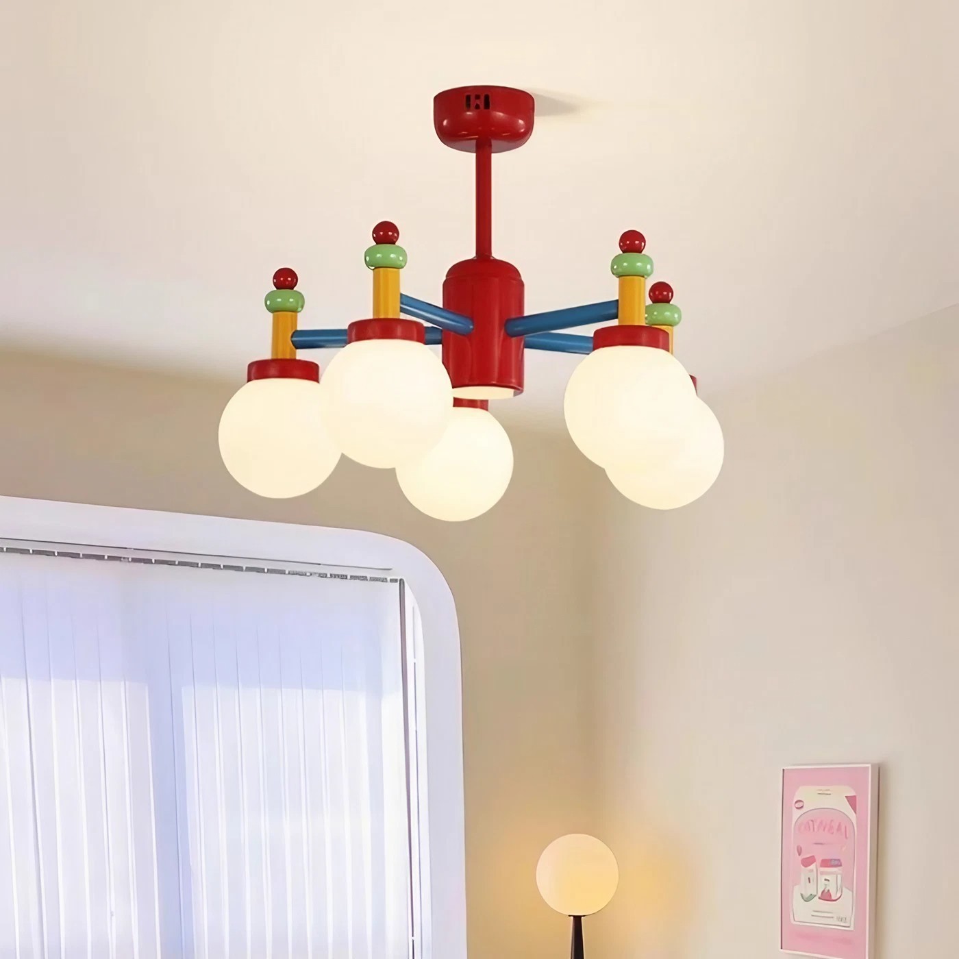 Art Decor Macaron Chandeliers For Children's Room S49