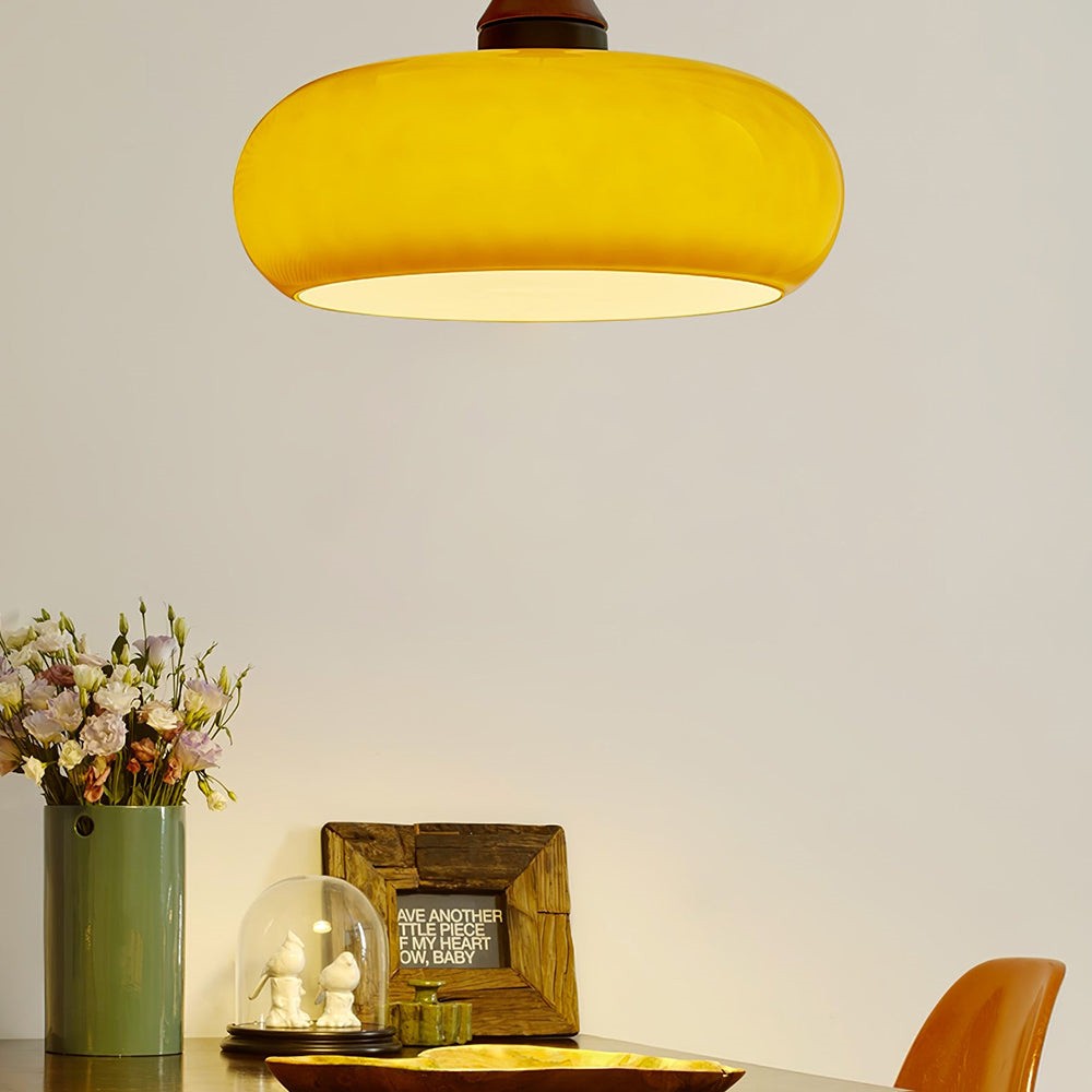 Retro Bauhaus Glass Pendant Light S86