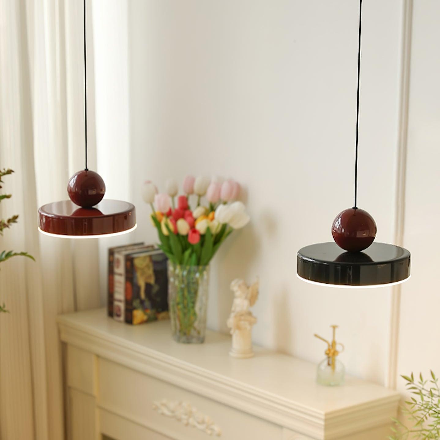 Modern Minimalist Round Led Pendant Light For Kitchen Island M123