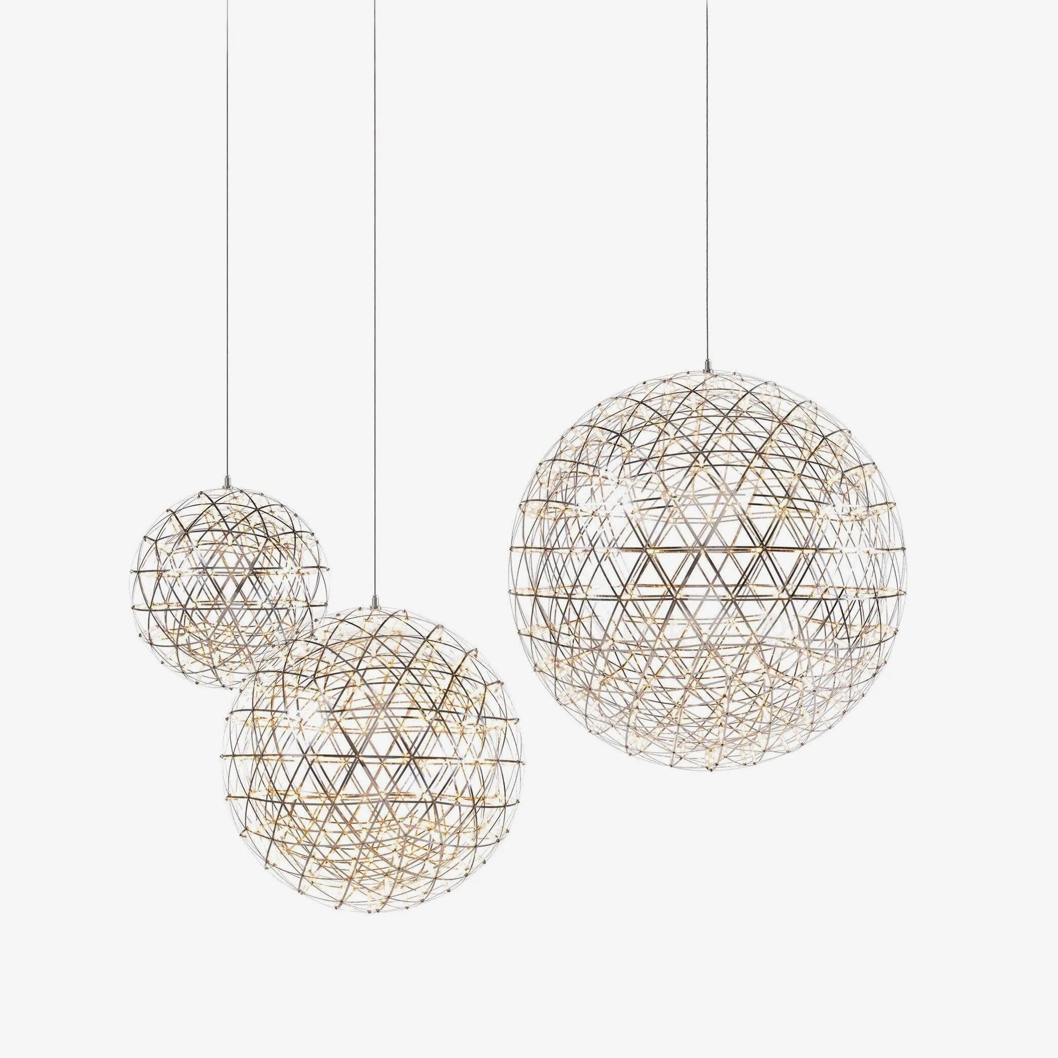 Silver Spark Ball Pendant Light T204