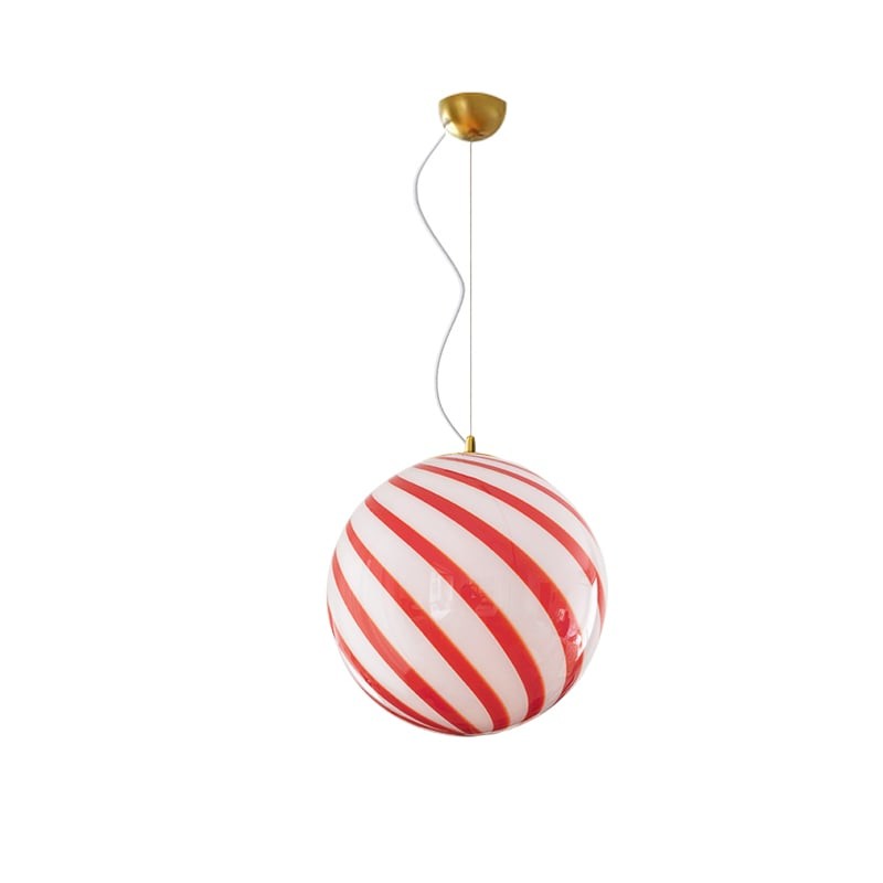 Bold Striped Solstice Pendant Light for Contemporary Spaces S368