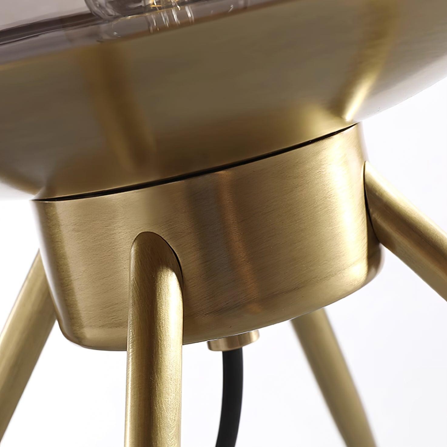 Luxury Personality Colored Glass Cover Tall Table Lamp M132