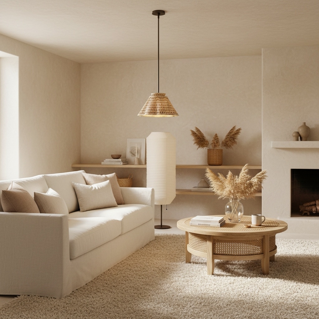 Florevian Modern Linen Pendant Lamp - Art-Inspired Statement Lighting for Dining Space T684