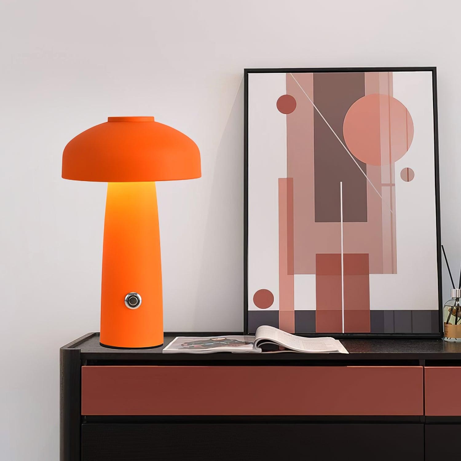 Mushroom Built-in Battery Table Lamp M544