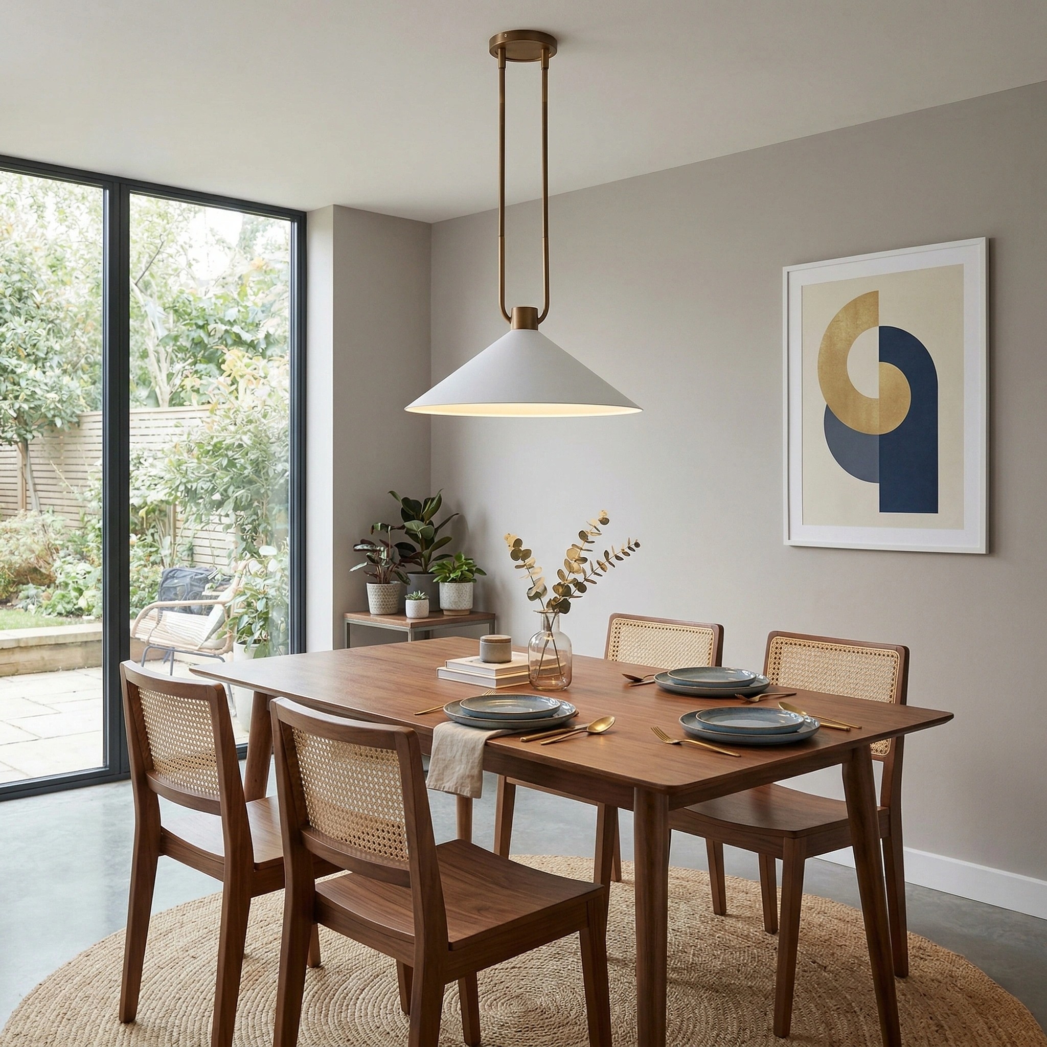 Vaxeuran Industrial Metal Cone Pendant Light - Modern Industrial Design for Kitchens and Dining T1223