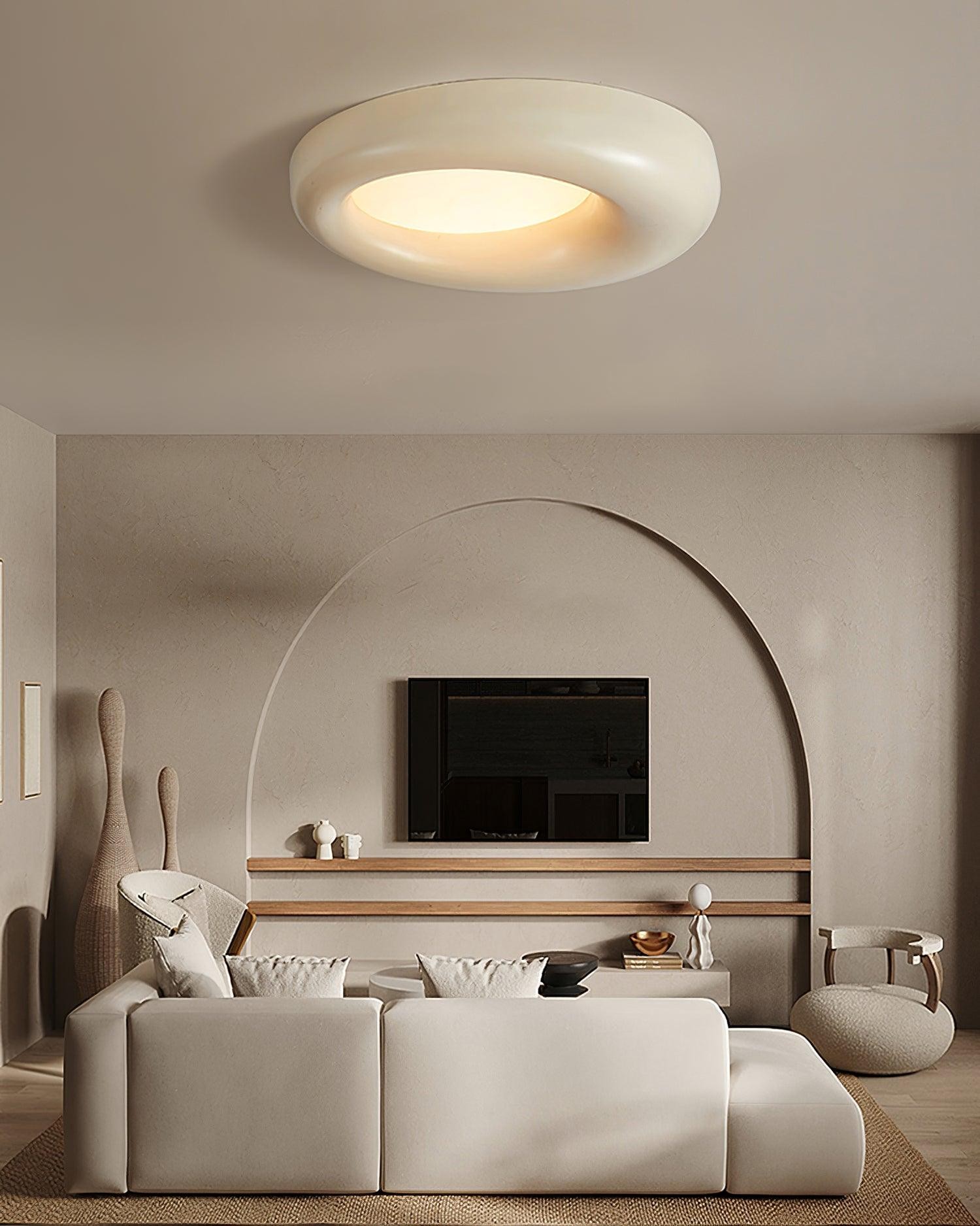 Center Offset Concentric Circle Acrylic Ceiling Lamp M308
