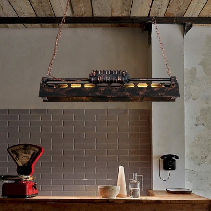 Vintage Industrial Loft Chandelier - Steampunk Style Lighting S222