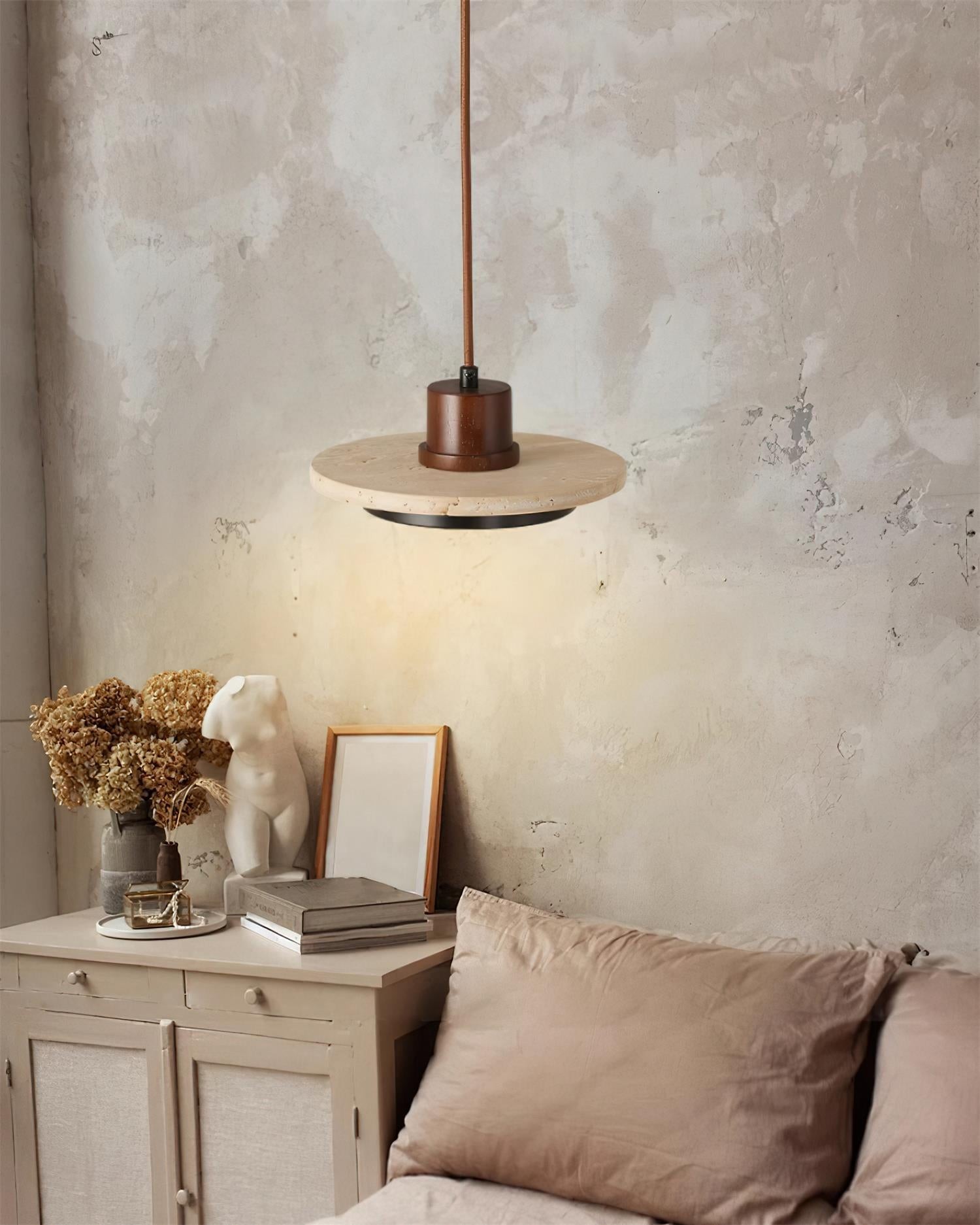 Creative Retro Regular Disc LED Pendant Lamp M152