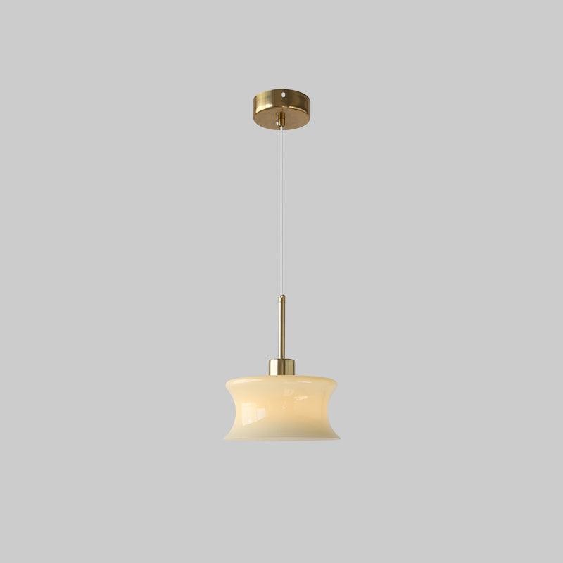 French Vintage Glass Window Pendant Lamp M392