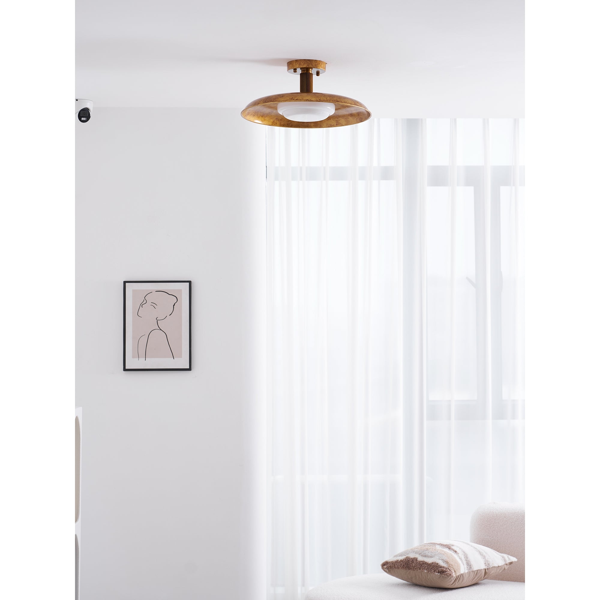 Pot-Lid Style Flat-Panel Ceiling Light T1921