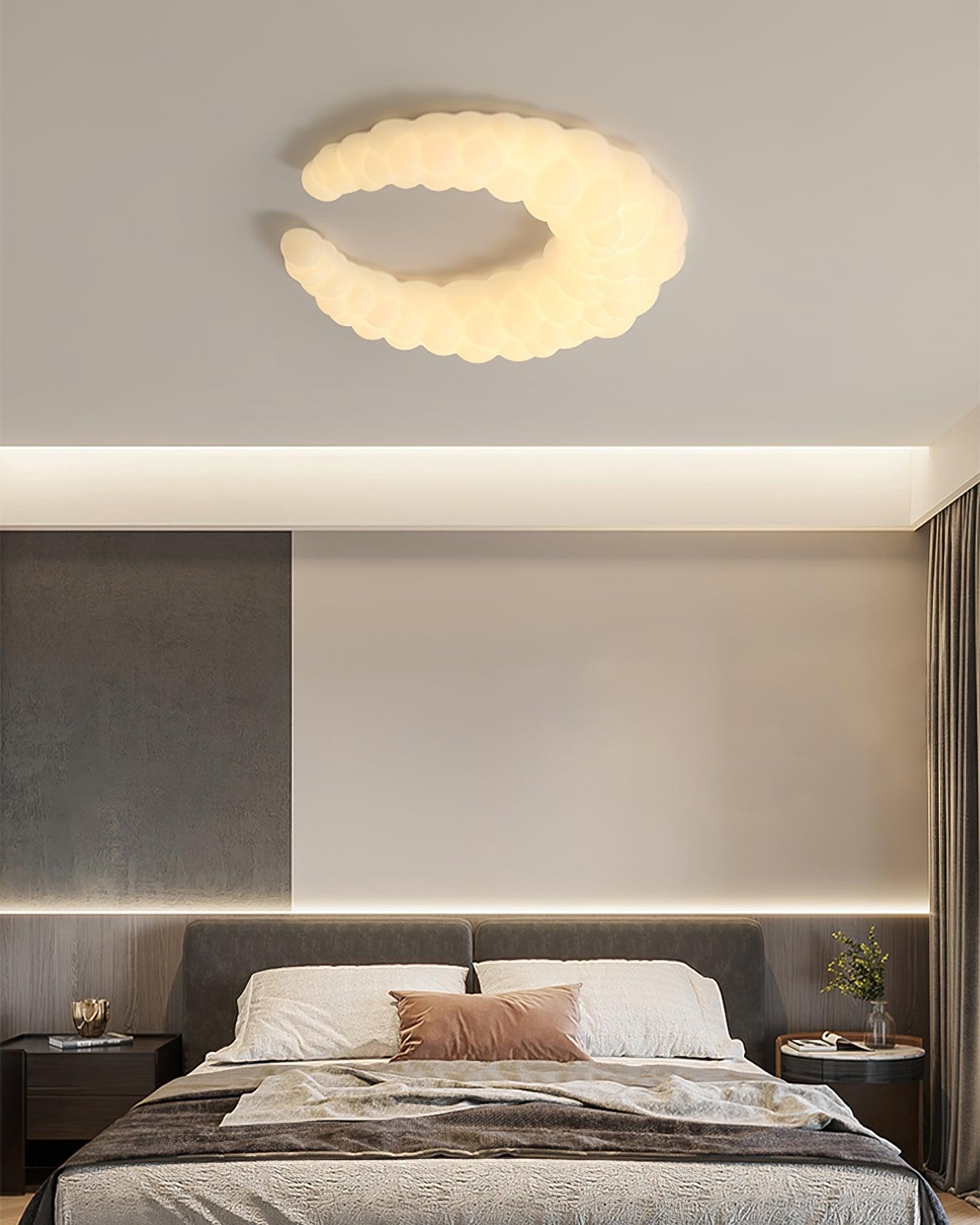 Cream Style Moon Ceiling Lamp M478