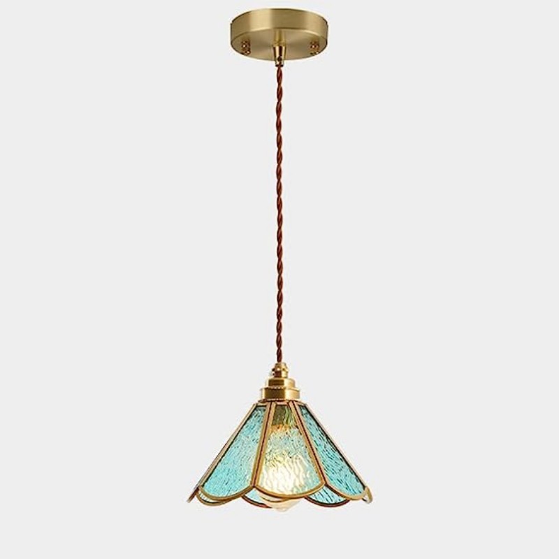 Stained Glass Vintage Pendant Light