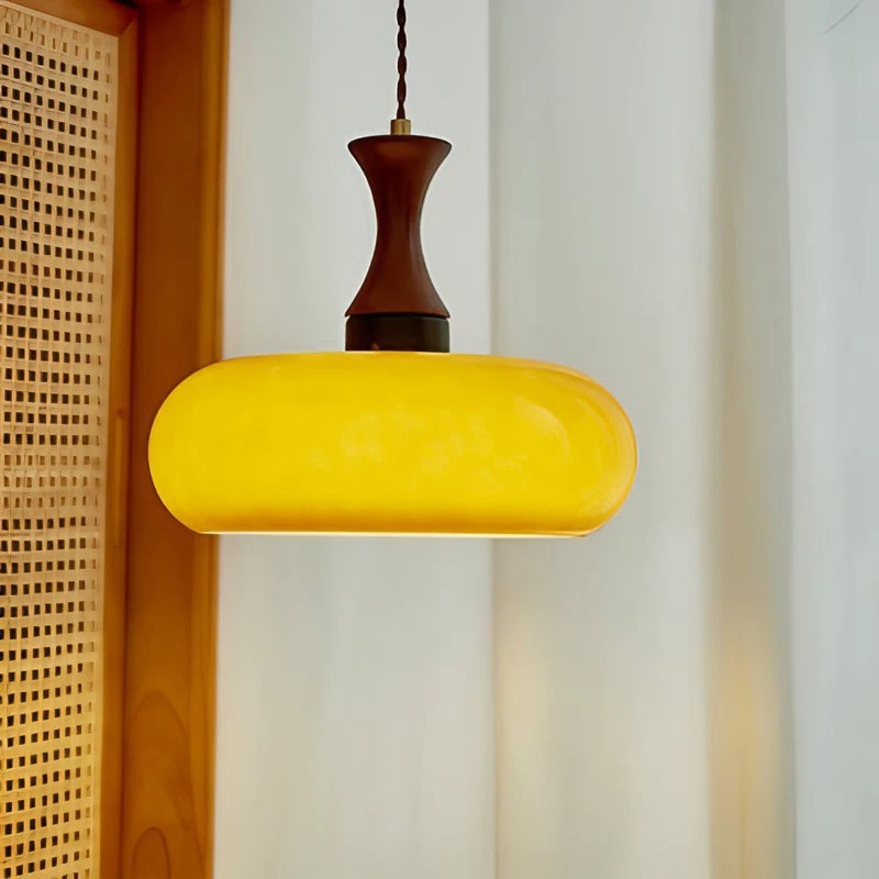 Retro Bauhaus Glass Pendant Light S86