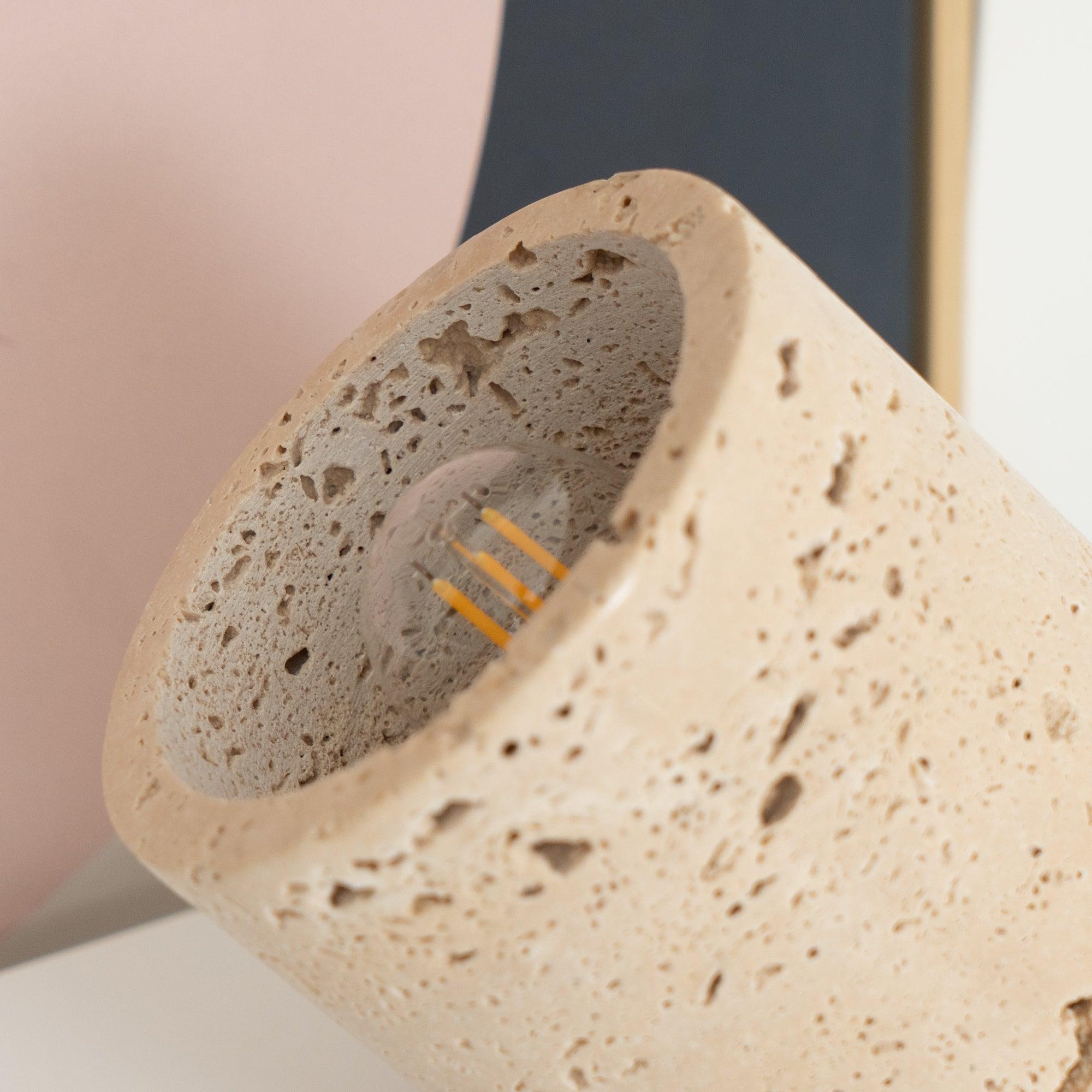 Amidori Travertine Table Lamp T2117