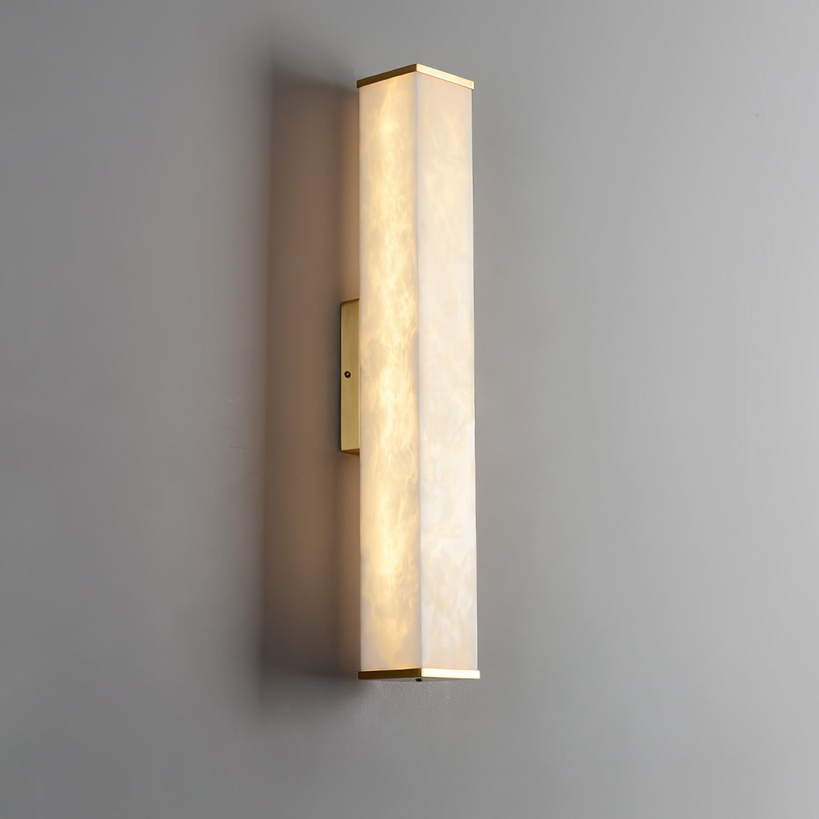 Cuboid Alabaster Wall Light T1622