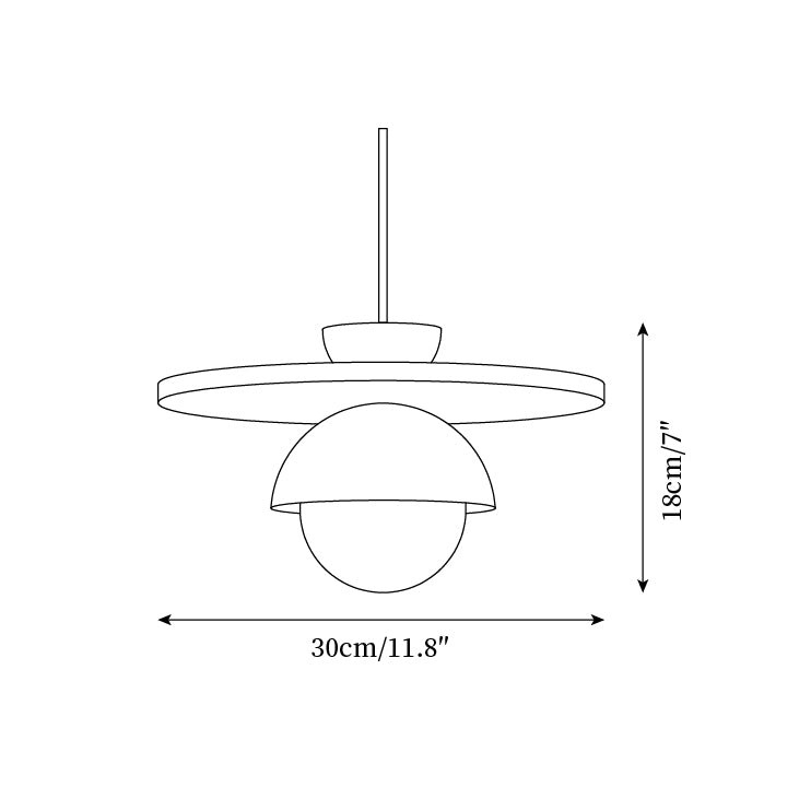 Travertine Disc Hemispherical Wooden Lampshade Chandelier P029