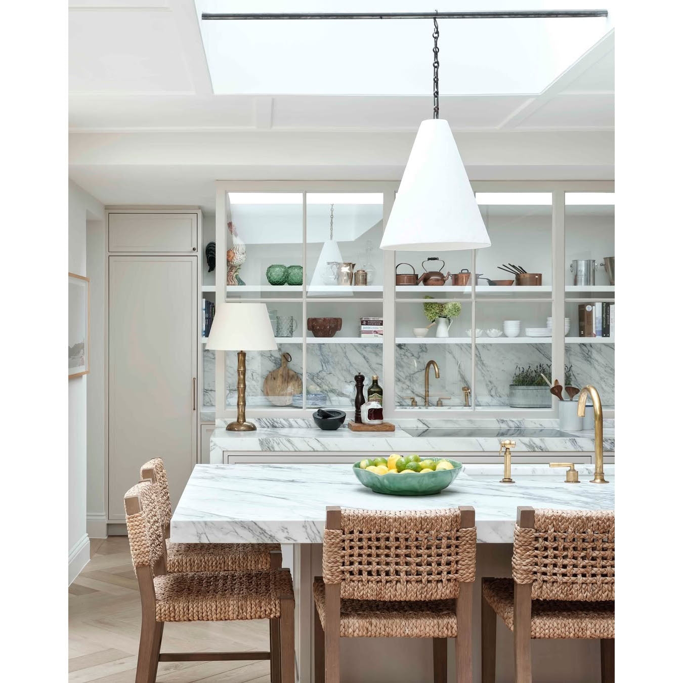 White Plaster Pendant Lamp T1865