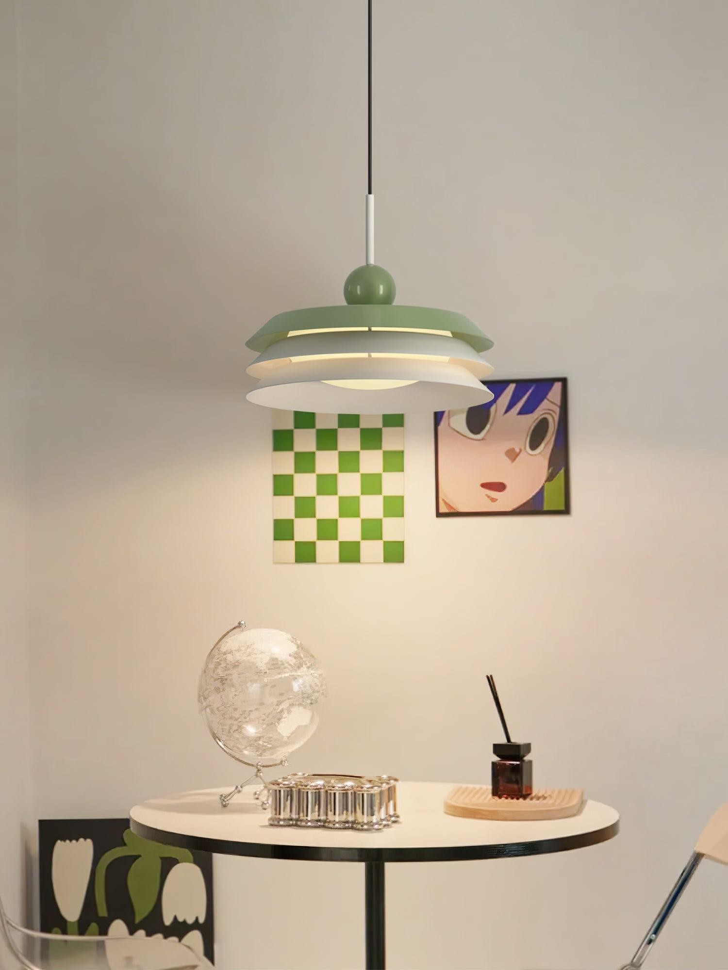 Nordic Creative Cream Style Multi-Layer Pendant Lamp For Living Room M345