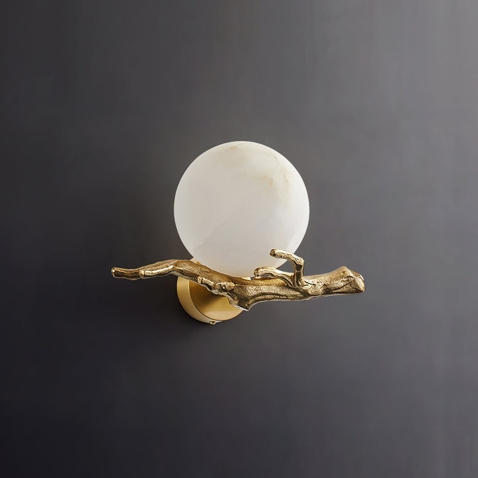 Retro Twigs Alabaster Wall Lamp T1659