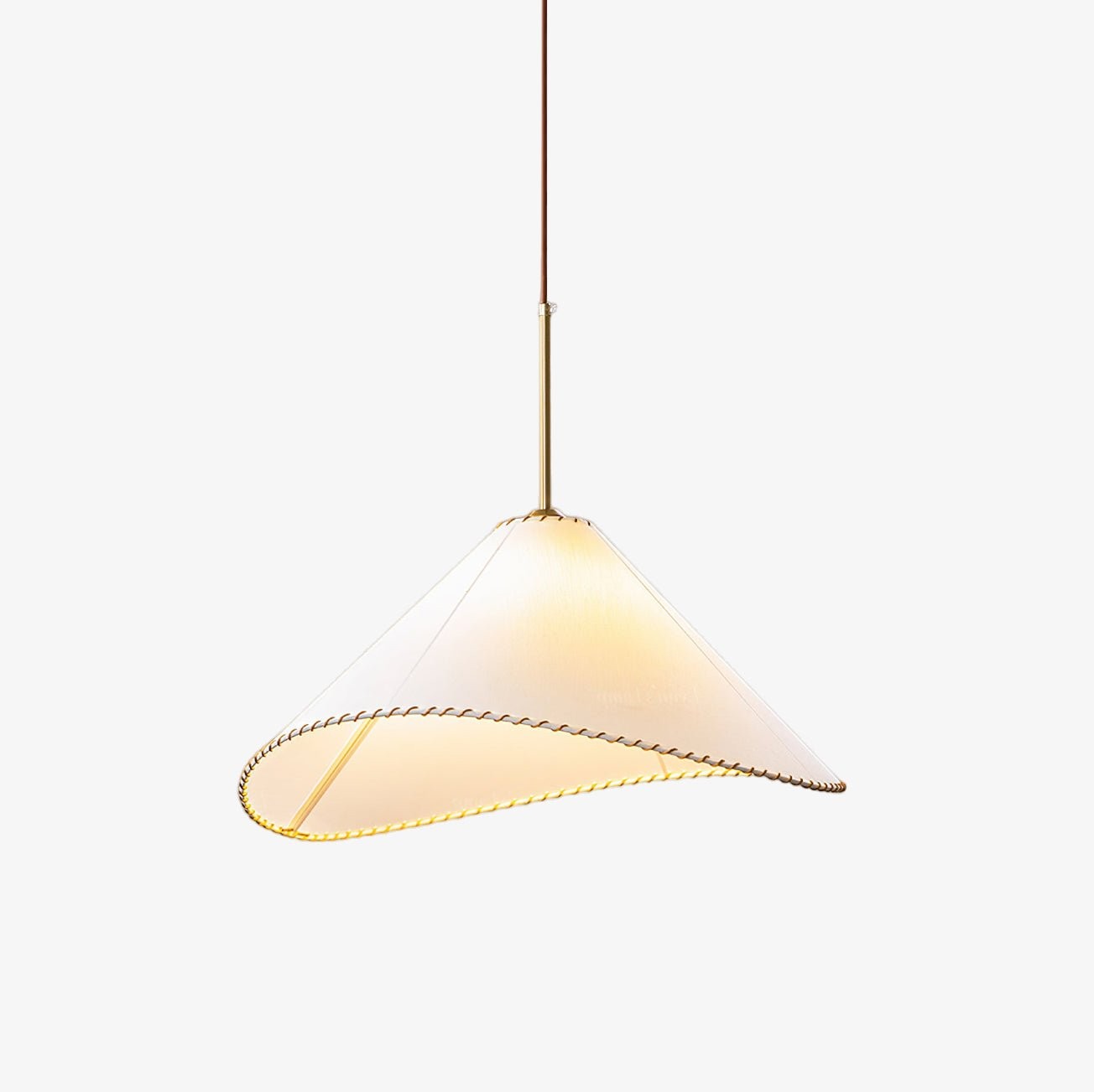 Twisted Shade Fabric Pendant Lamp M490
