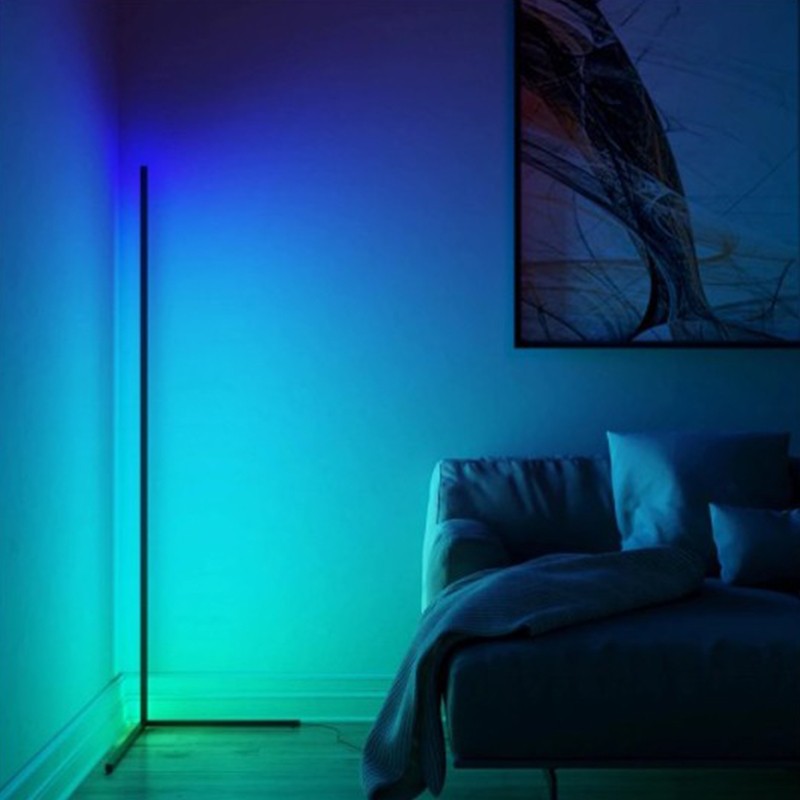 LED Corner Floor Lamp for Living Room