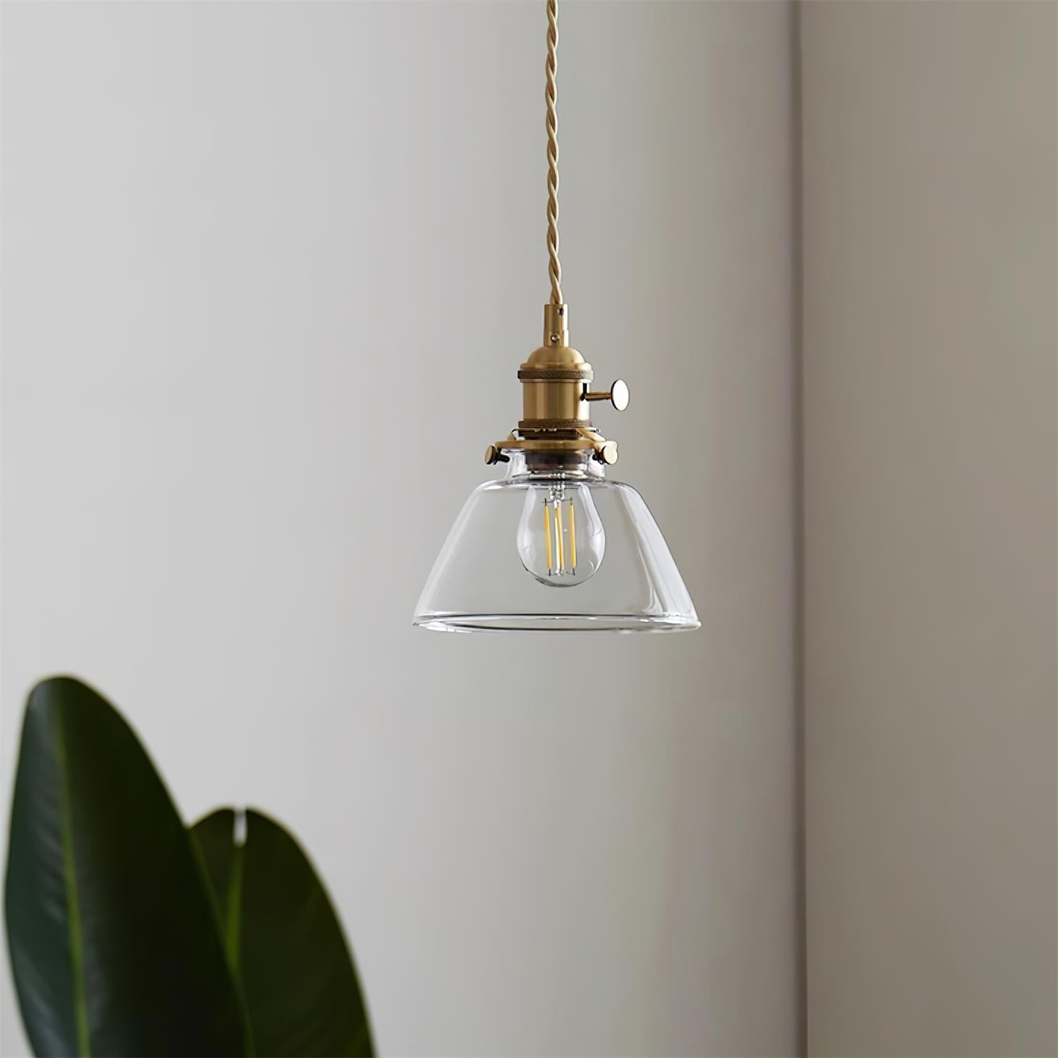 Jasmine Glass Pendant Lamp P025