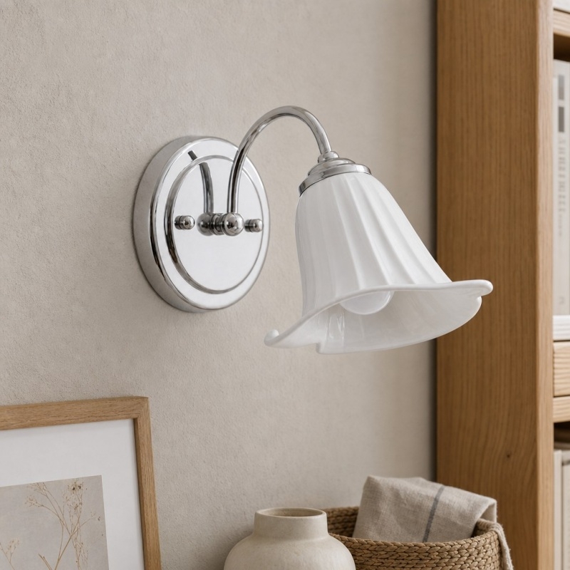 Celvane Elegant Calla Lily Wall Lamp - French Minimalist Bedroom and Living Room Lighting T2273