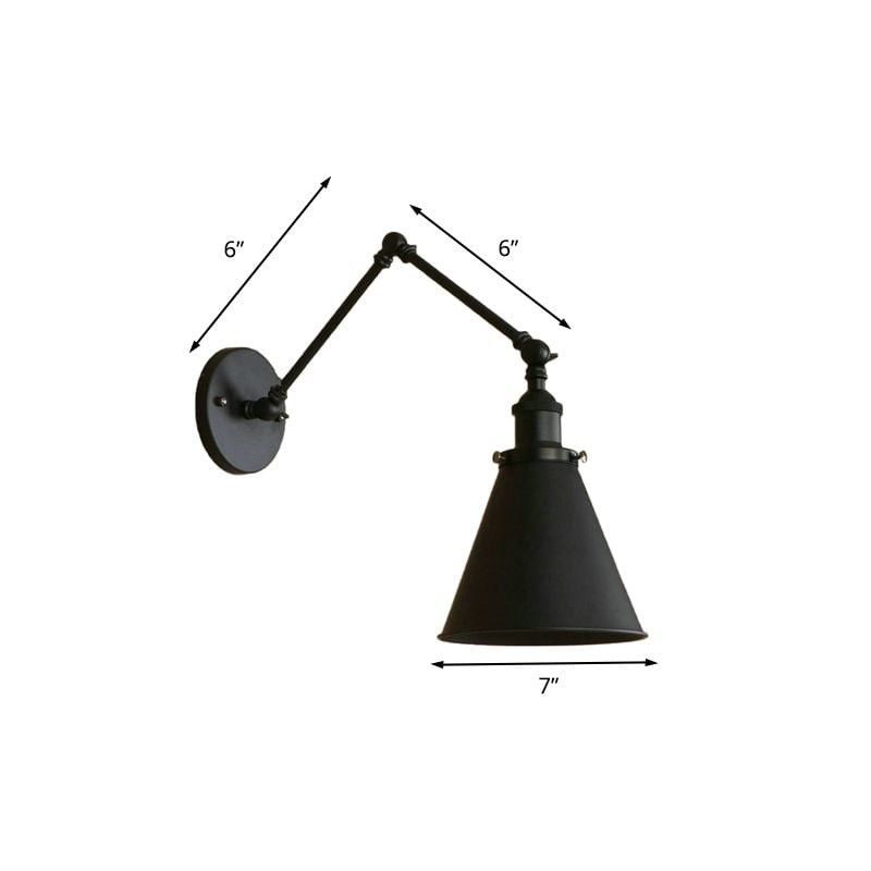 Industrial Style Adjustable Metal Wall Lamp G08