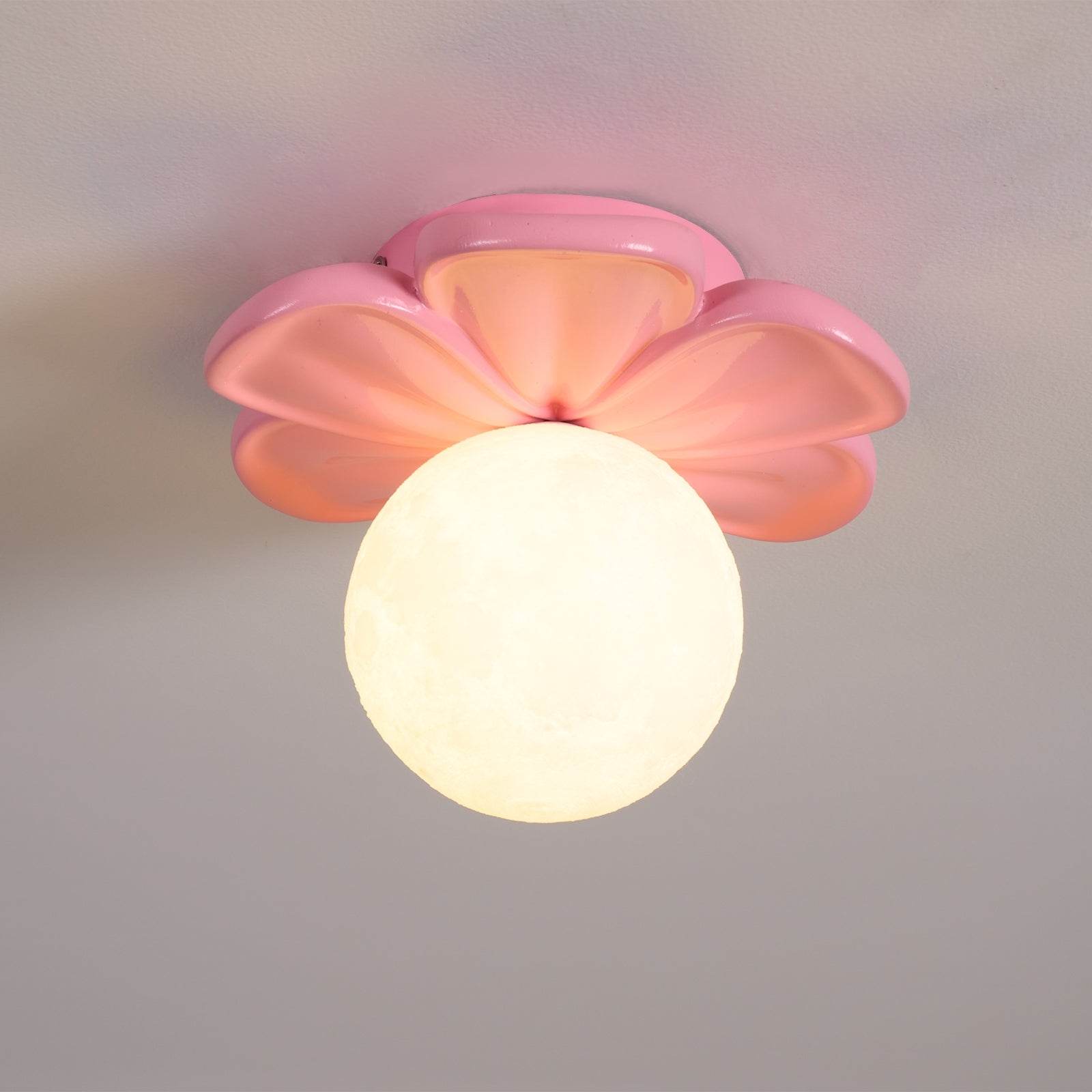 Cream Bloom Flower Ceiling Lamp T1632