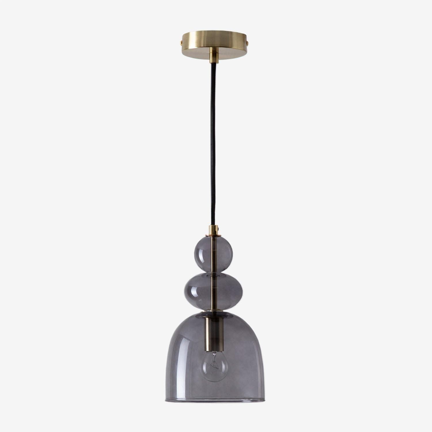 Contemporary Glass Lamp – Soft Glow for Modern Interiors S243
