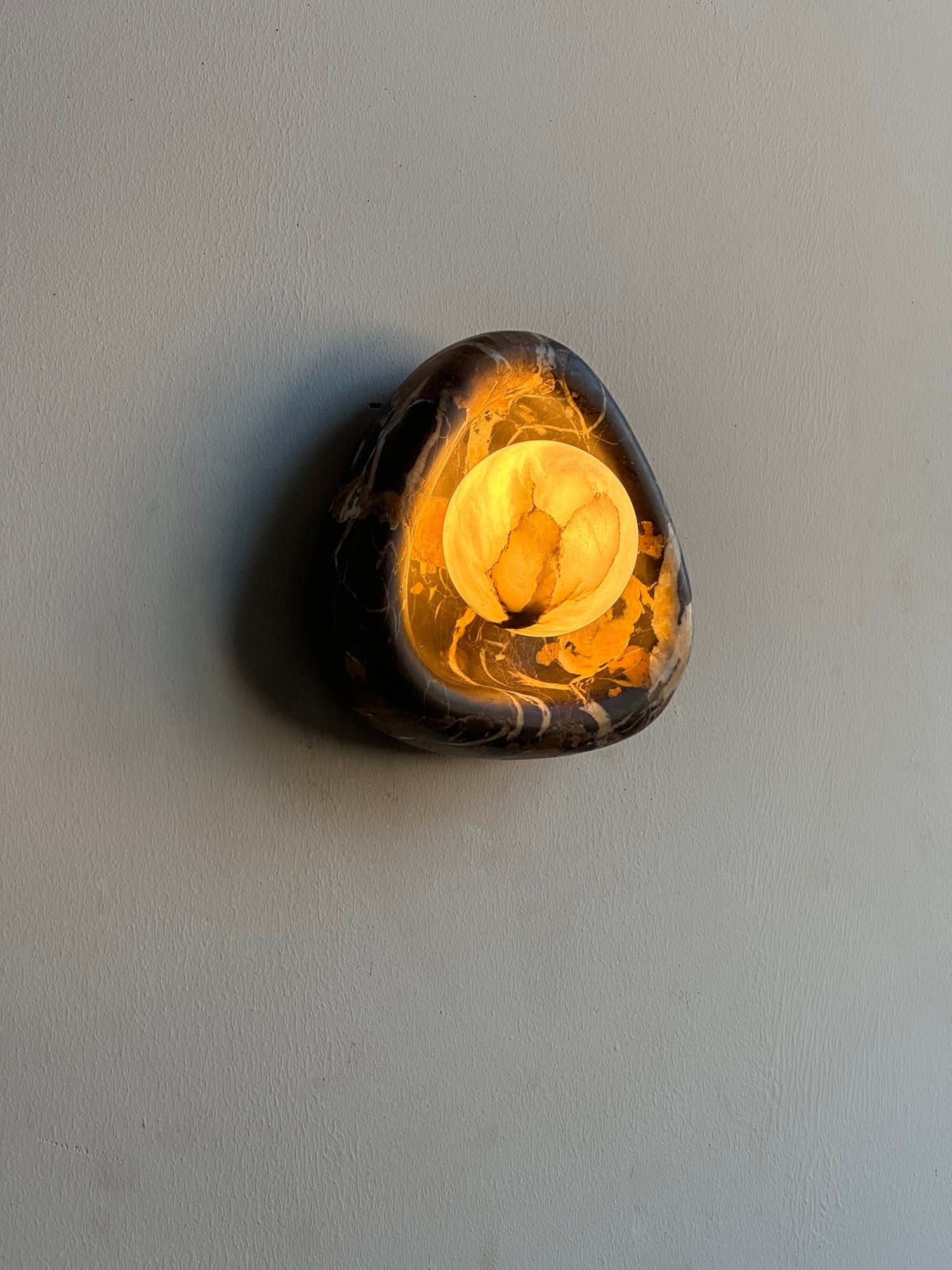 Black Pearl Marble Wall Lamp T1875