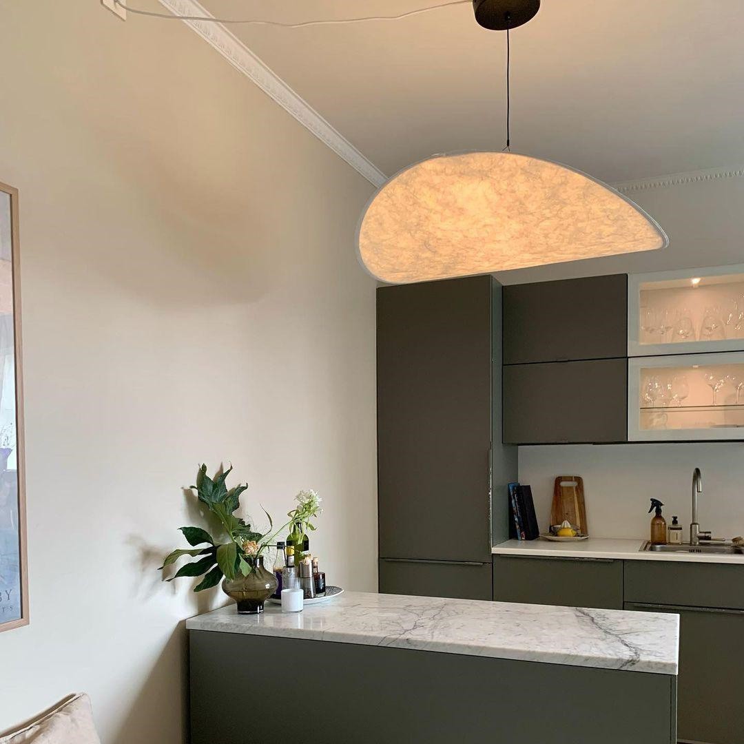 Tense Pendant Lamp - Contemporary Silk Design for Dining Area S51