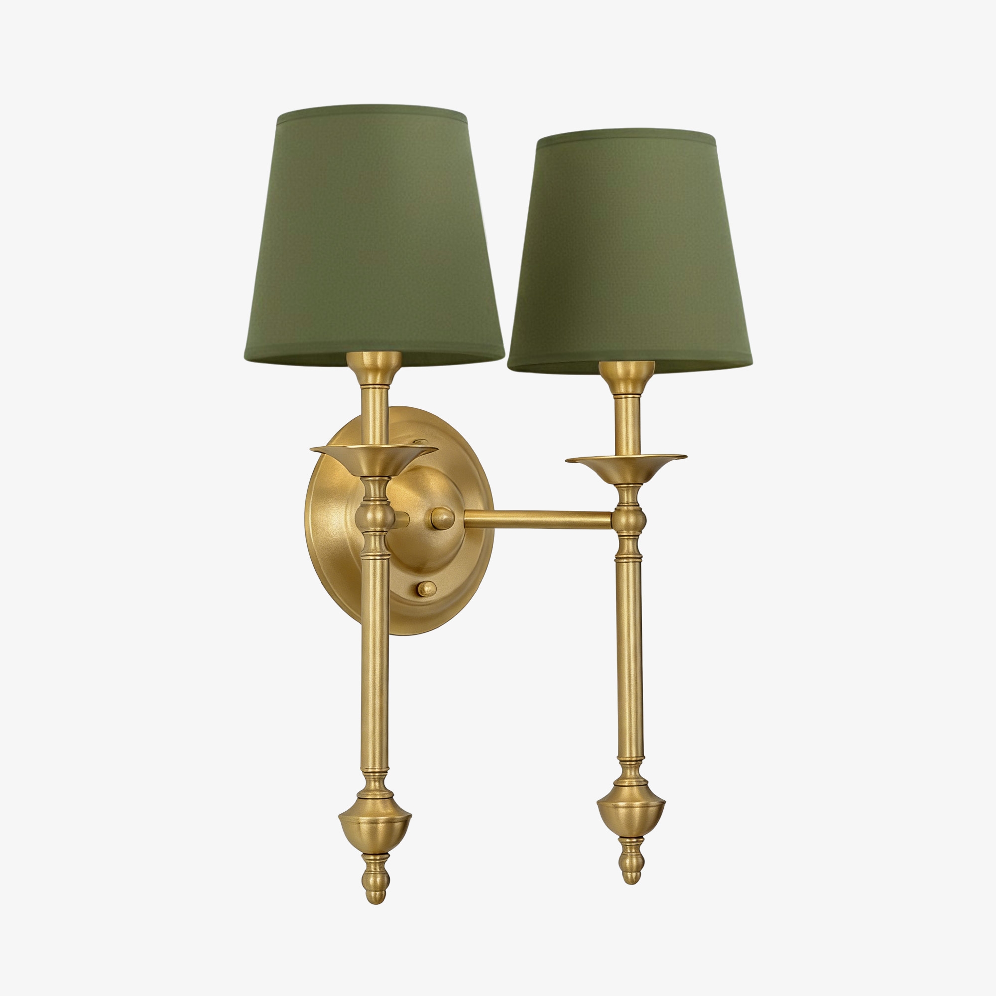 Arcuma Wall Lamp - Modern Copper and Fabric for Living Room T492