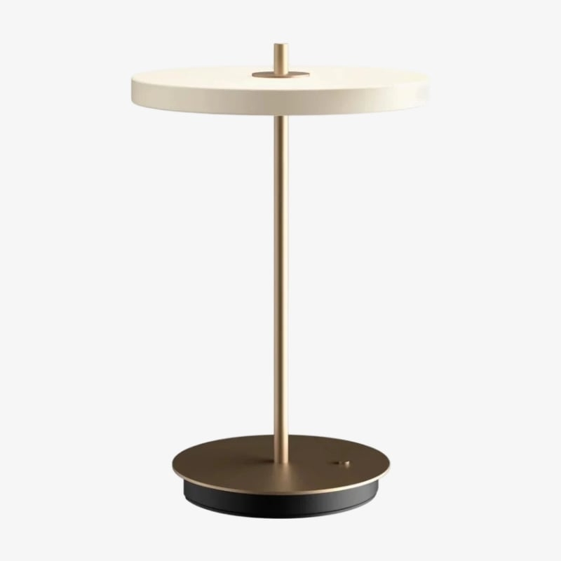 Astris Minimalist Metal Table Lamp - Contemporary Desk & Bedside Accent Lighting T581