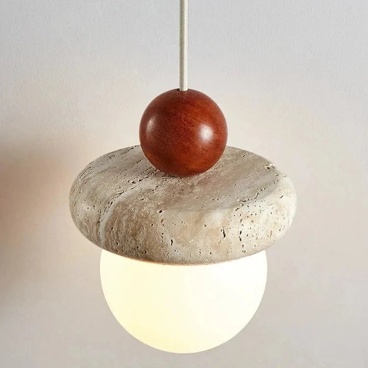 Cream Travertine Pendant Chandelier T2150