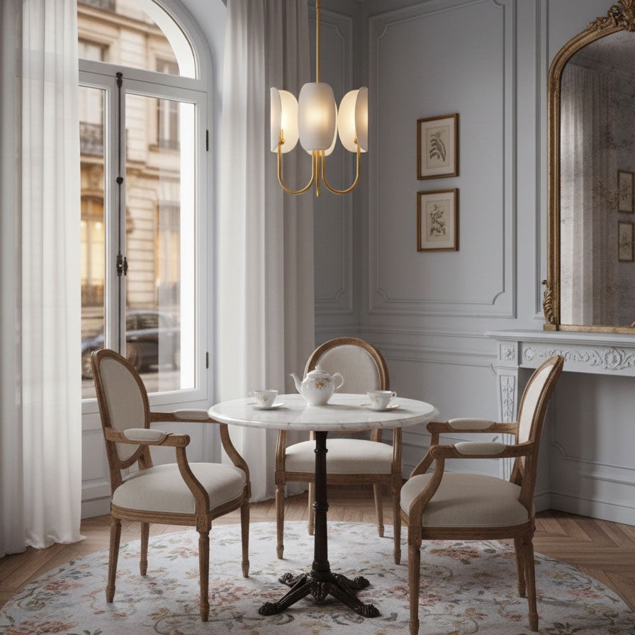 Leaf Brass Chandelier T1772